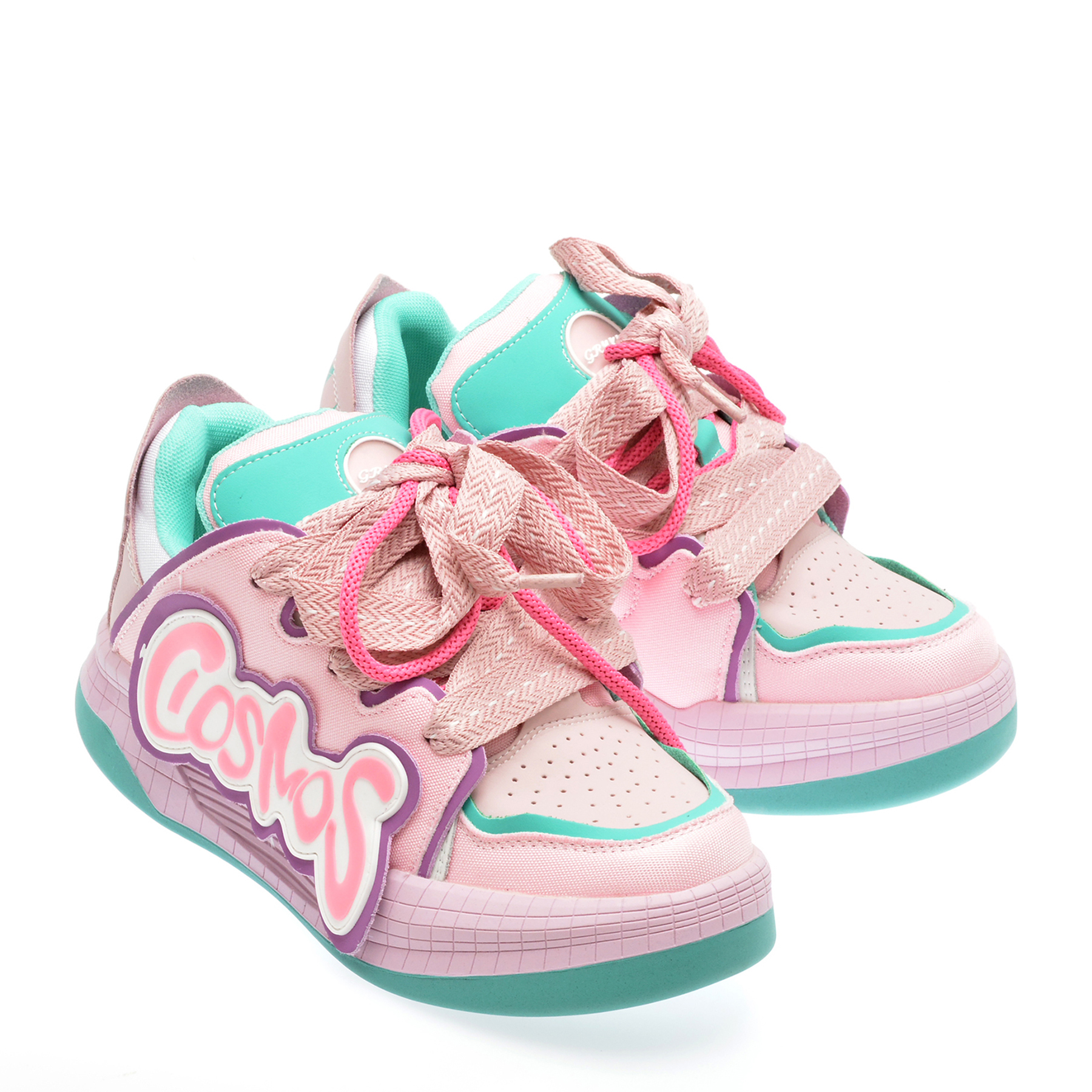 Pantofi sport GRYXX roz, 3301, din piele naturala - imagine 4