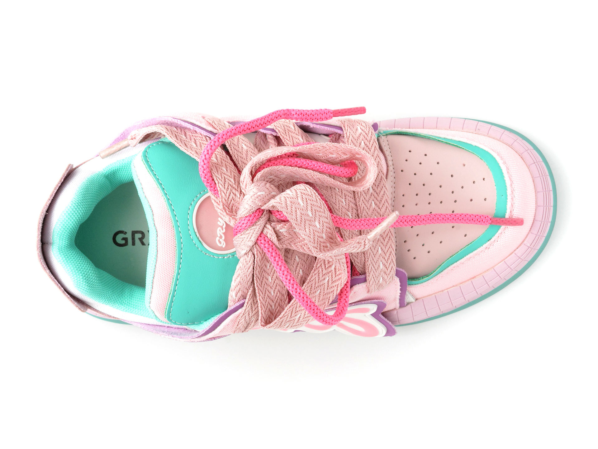Pantofi sport GRYXX roz, 3301, din piele naturala - imagine 6