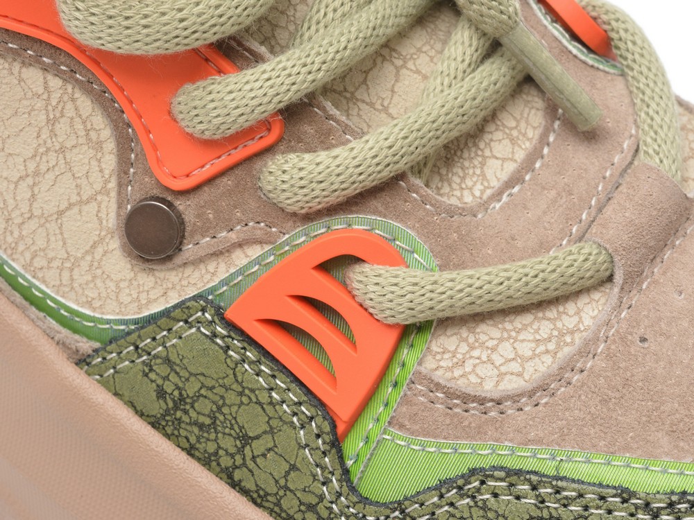 Pantofi sport GRYXX verzi, 7228, din piele naturala - imagine 2