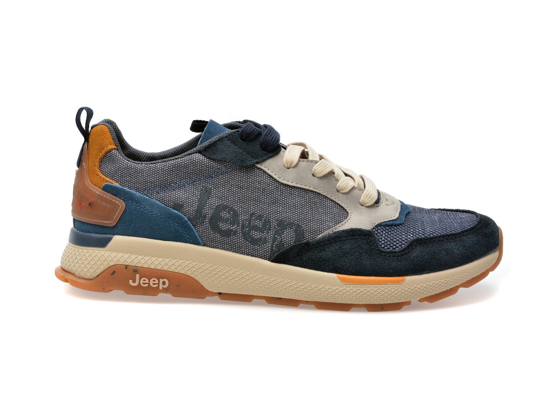 Pantofi sport JEEP albastri, 41020, din material textil