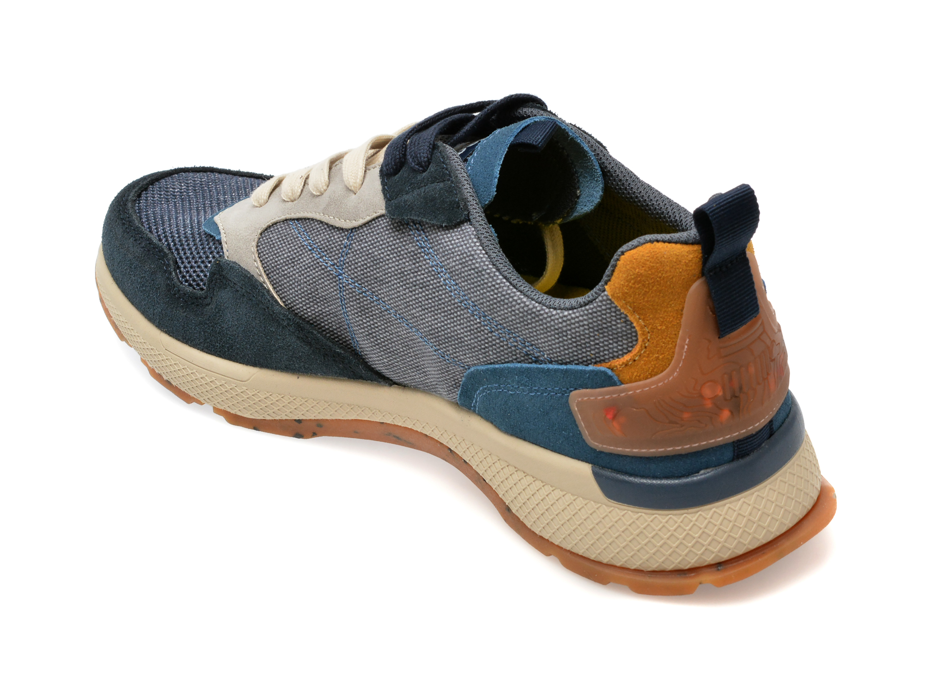 Pantofi sport JEEP albastri, 41020, din material textil - imagine 5