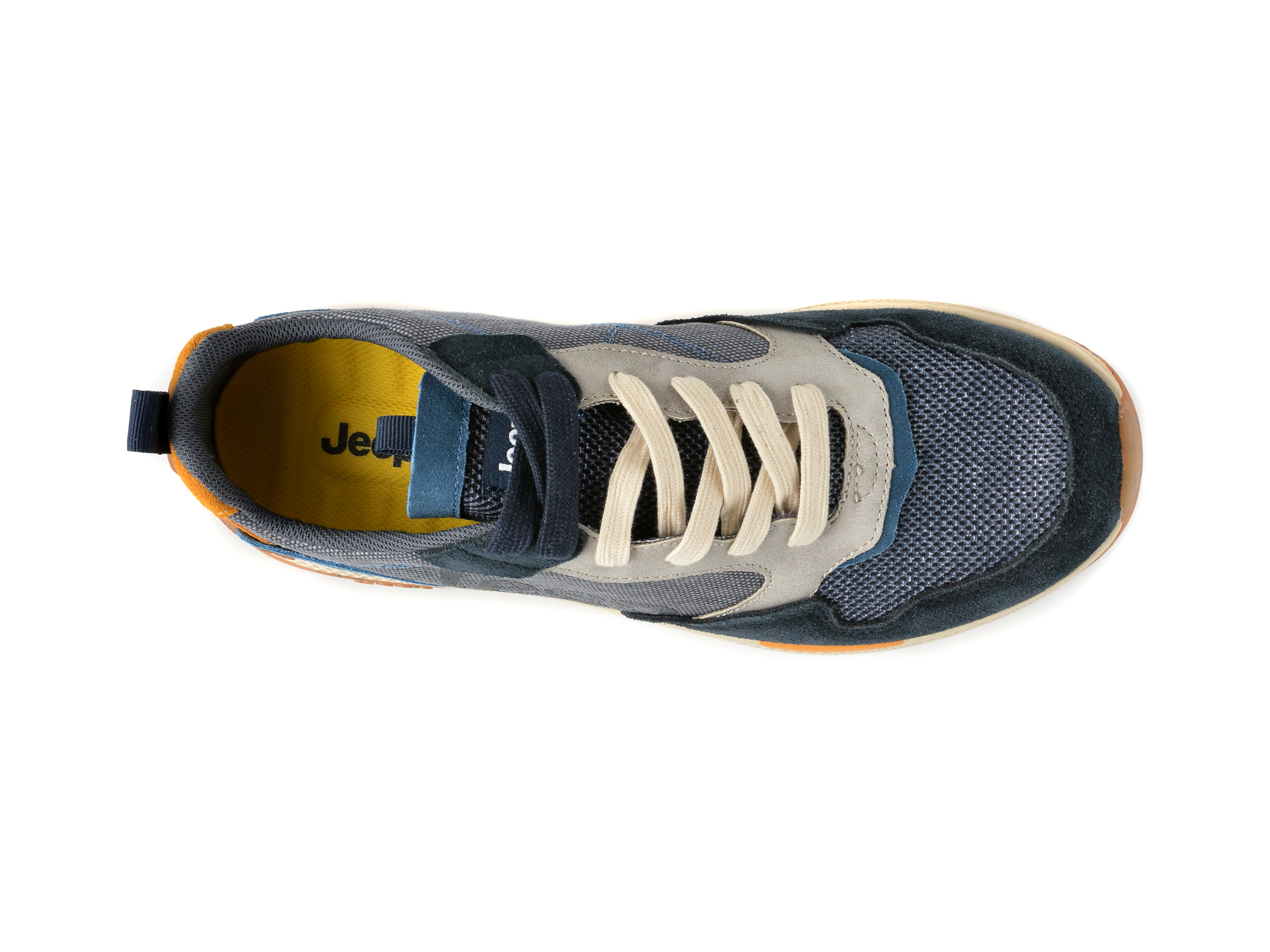 Pantofi sport JEEP albastri, 41020, din material textil - imagine 6