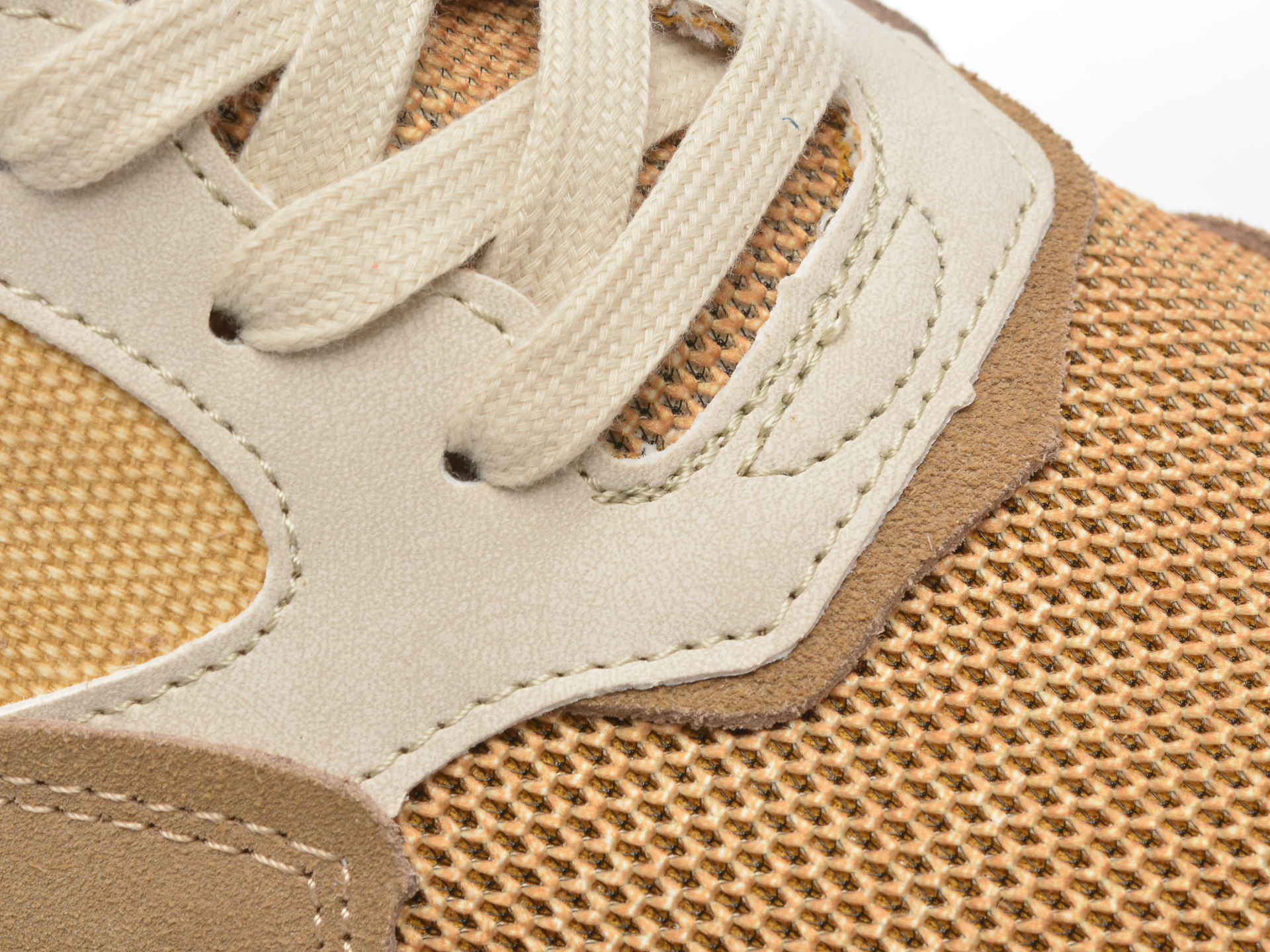 Pantofi sport JEEP galbeni, 41020, din material textil - imagine 2