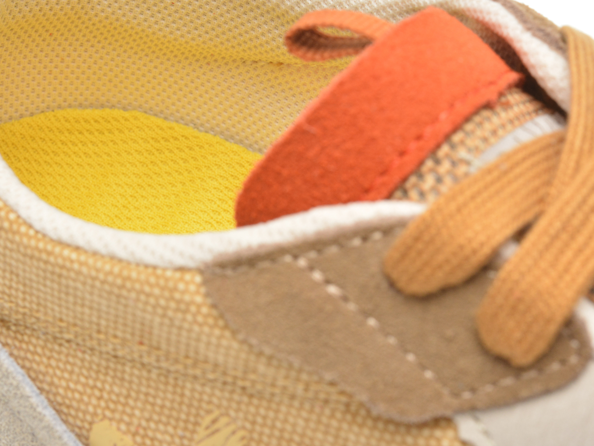 Pantofi sport JEEP galbeni, 41020, din material textil - imagine 3