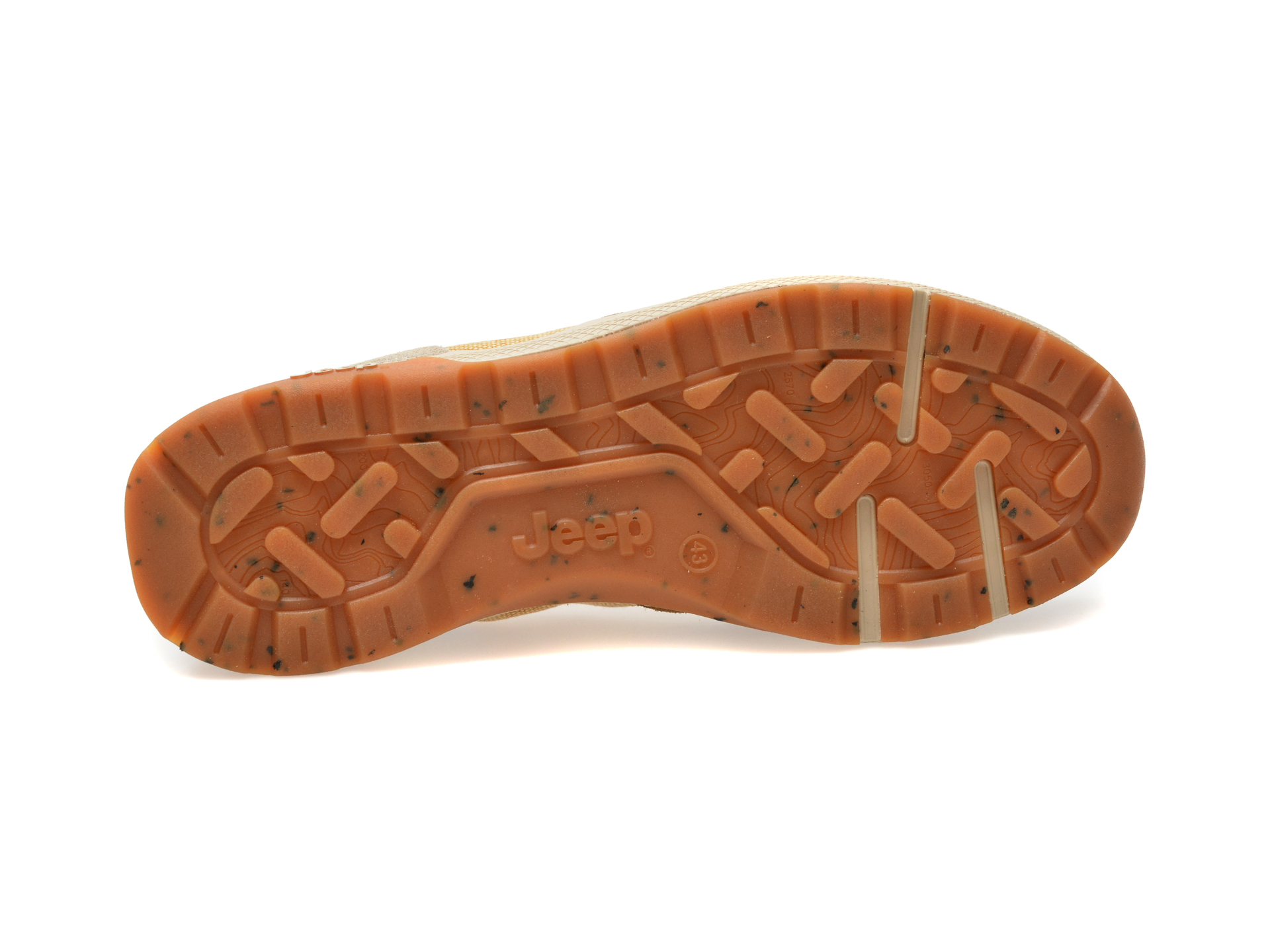 Pantofi sport JEEP galbeni, 41020, din material textil - imagine 7