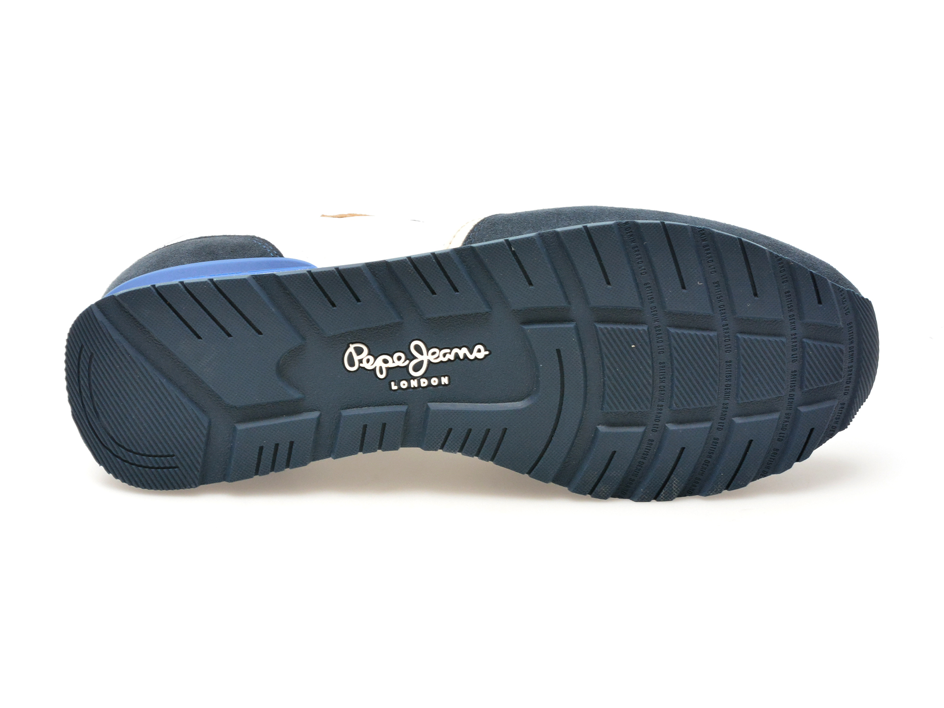 Pantofi sport PEPE JEANS albi, BRIT MIX, din material textil - imagine 7