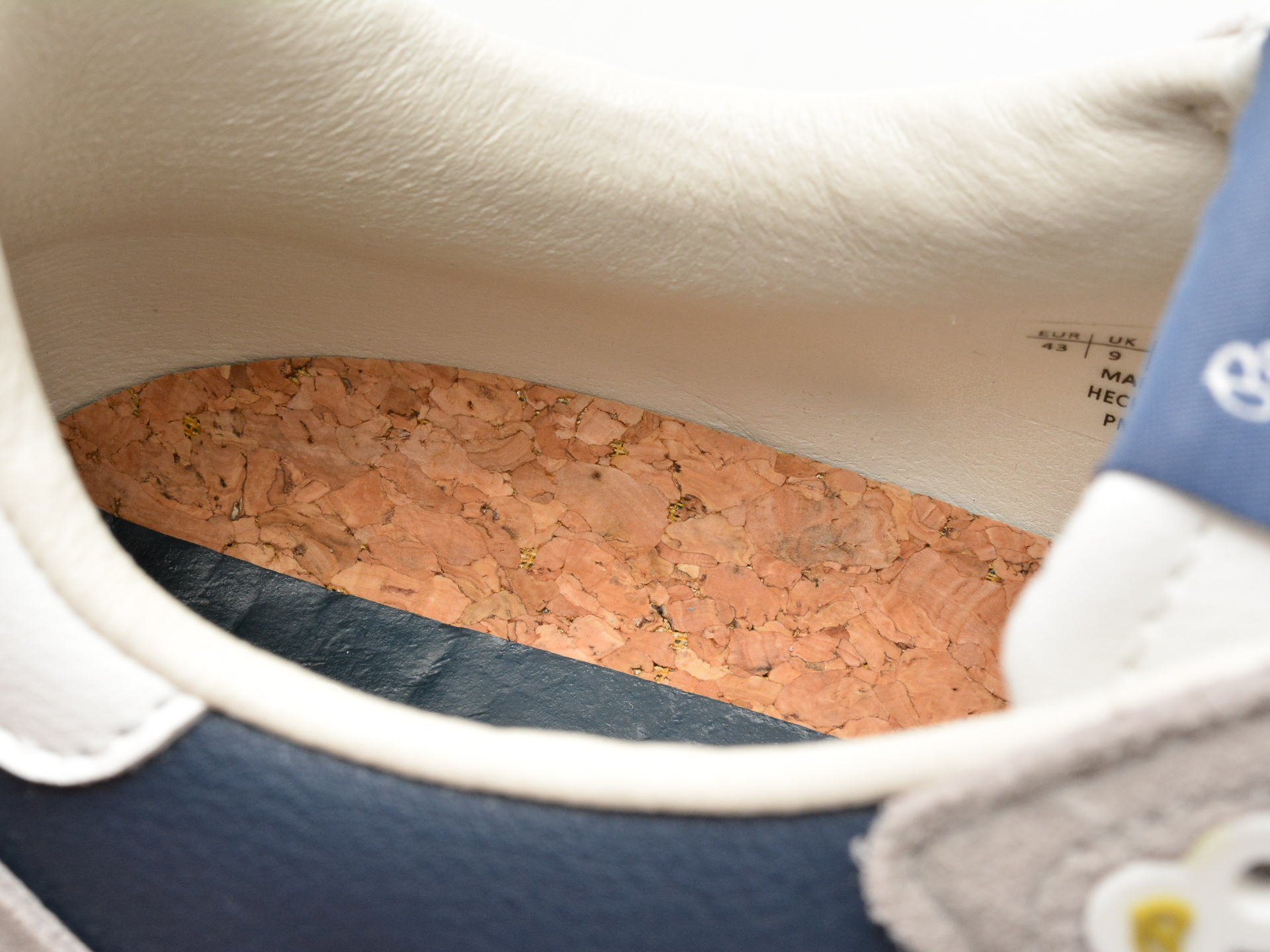 Pantofi sport PEPE JEANS albi, BRIT RETRO, din piele intoarsa - imagine 3