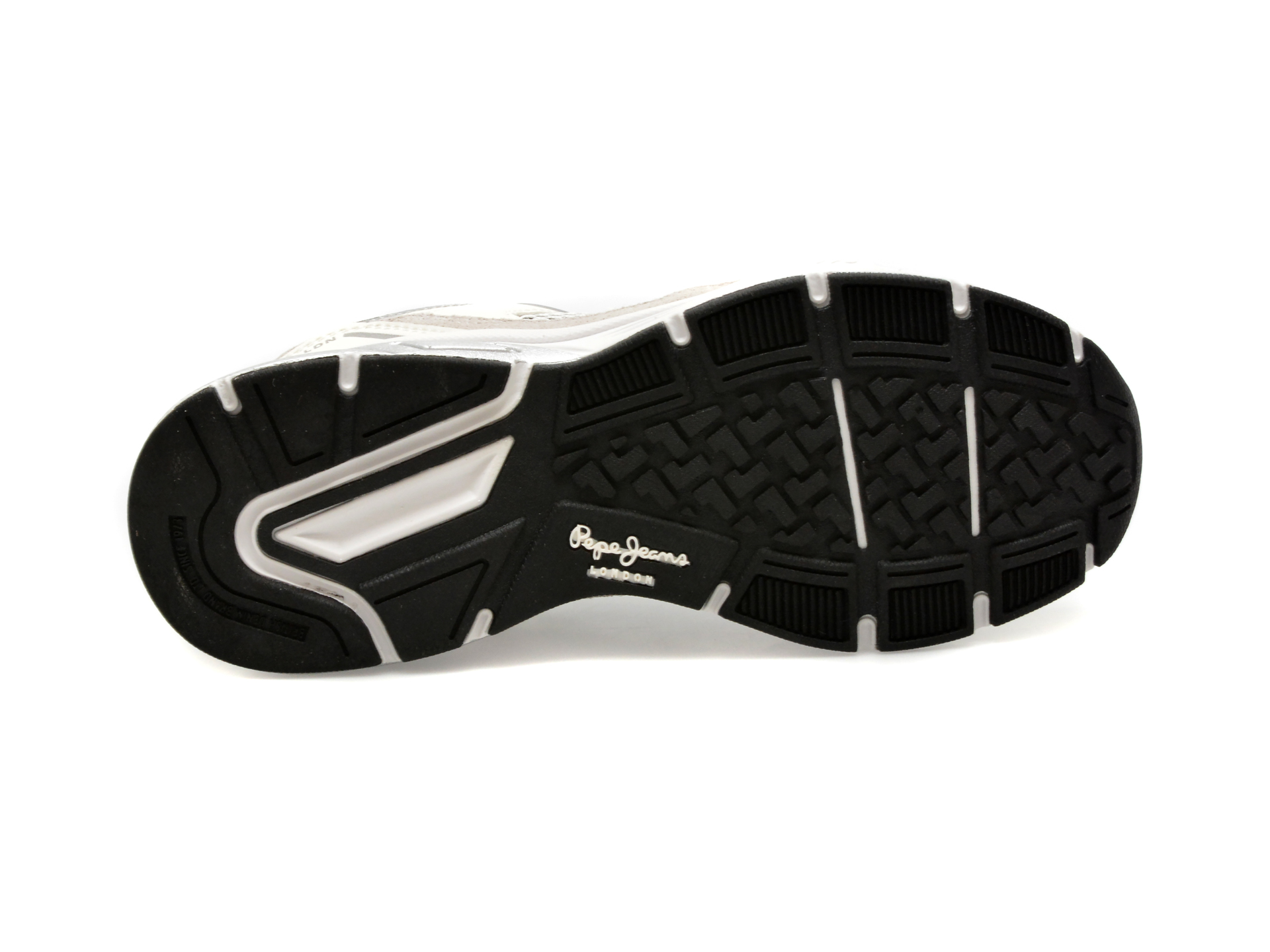 Pantofi sport PEPE JEANS albi, DAVE EVOLUTION, din piele ecologica - imagine 7