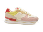 Pantofi sport PEPE JEANS albi, LS31477, din material textil