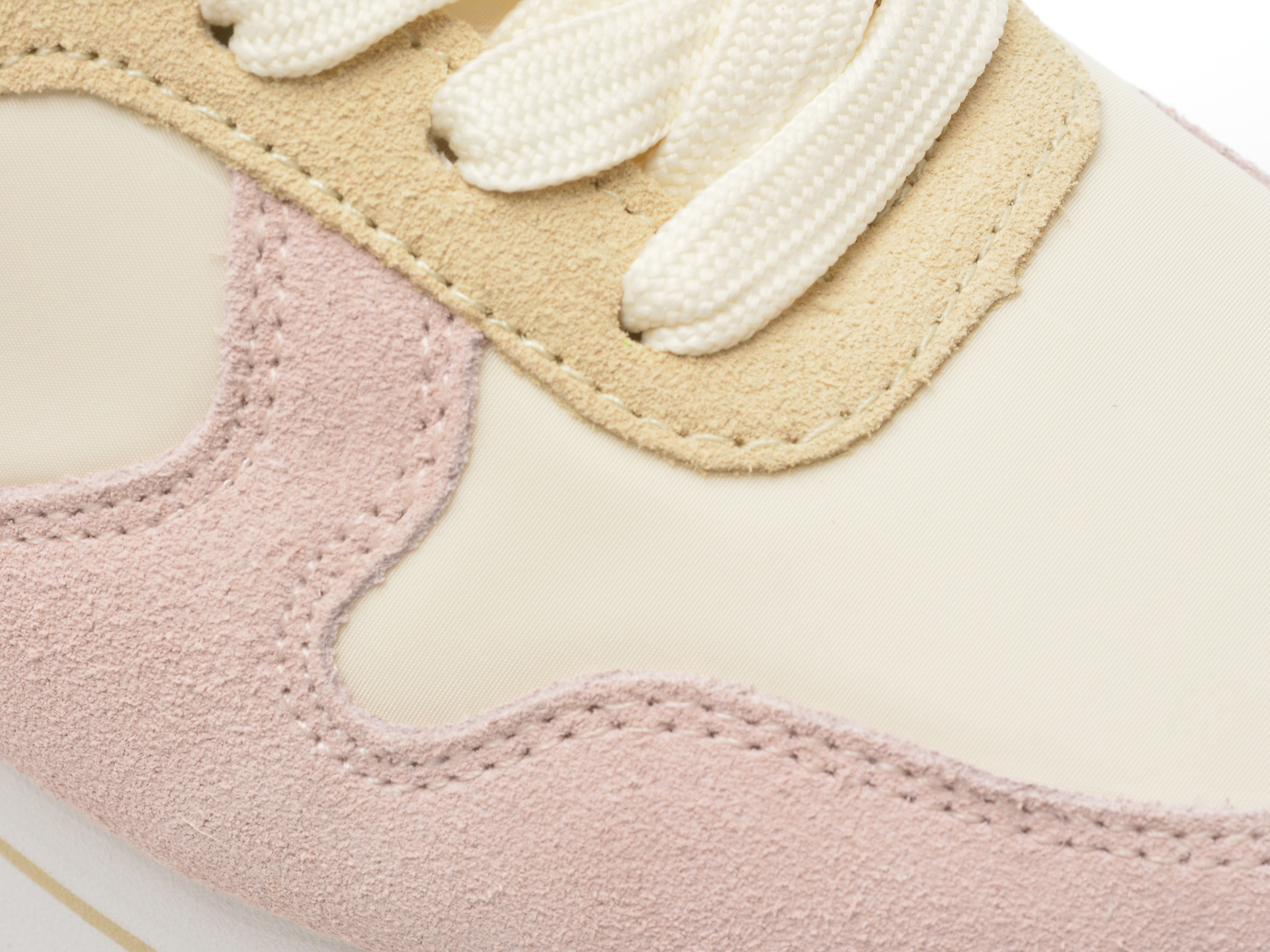 Pantofi sport PEPE JEANS albi, LS31477, din material textil - imagine 2