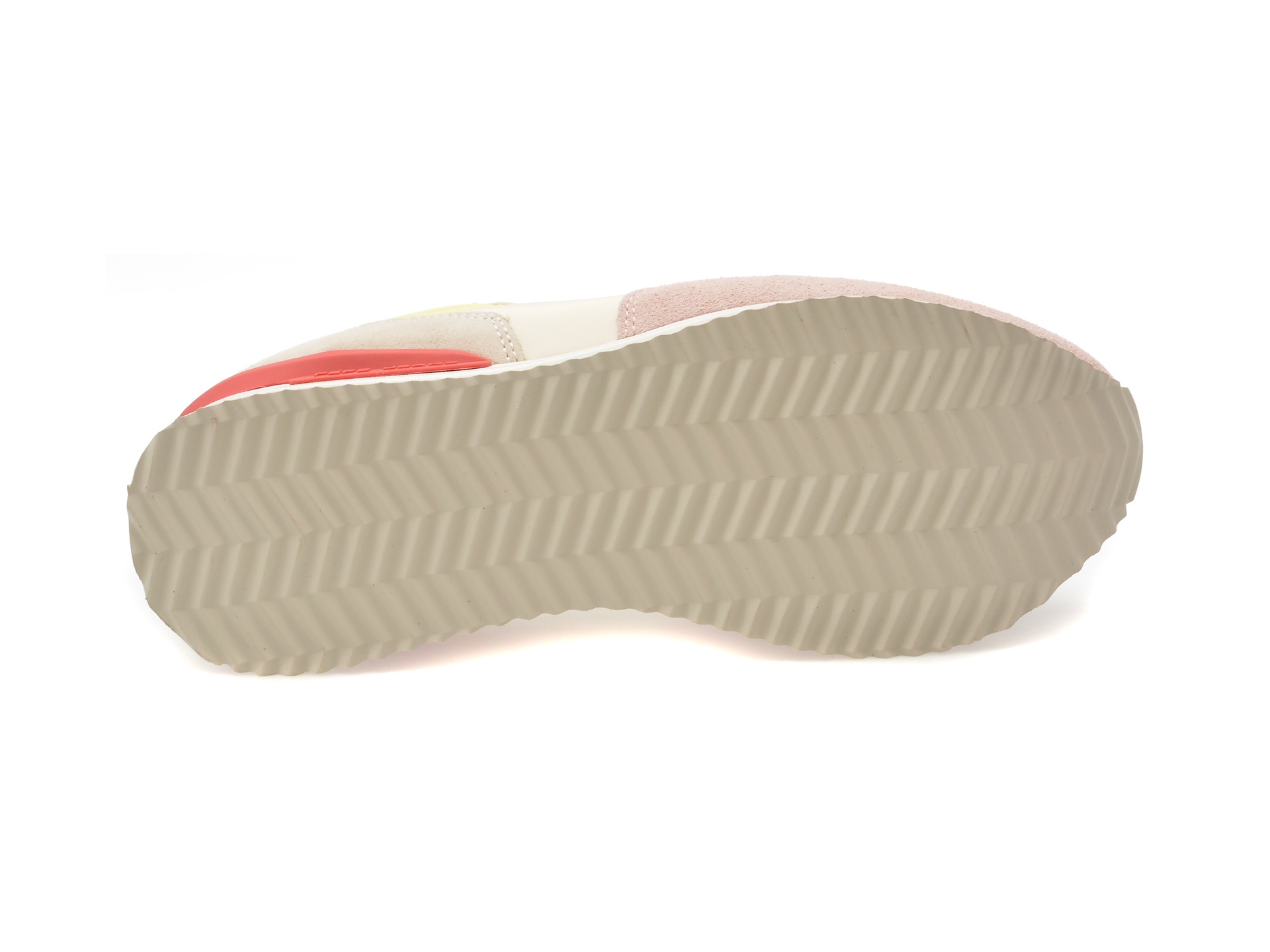 Pantofi sport PEPE JEANS albi, LS31477, din material textil - imagine 7