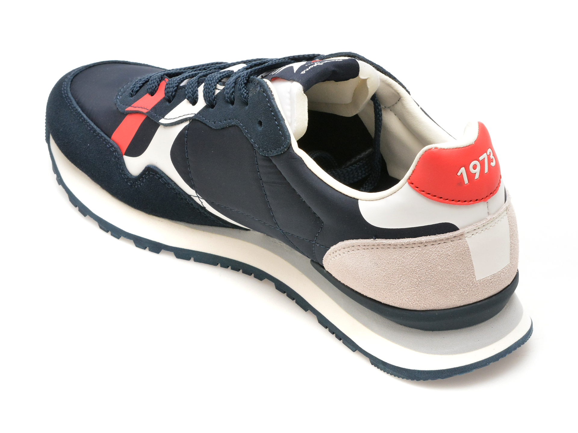 Pantofi sport PEPE JEANS bleumarin, BRIT ROAD, din material textil - imagine 5