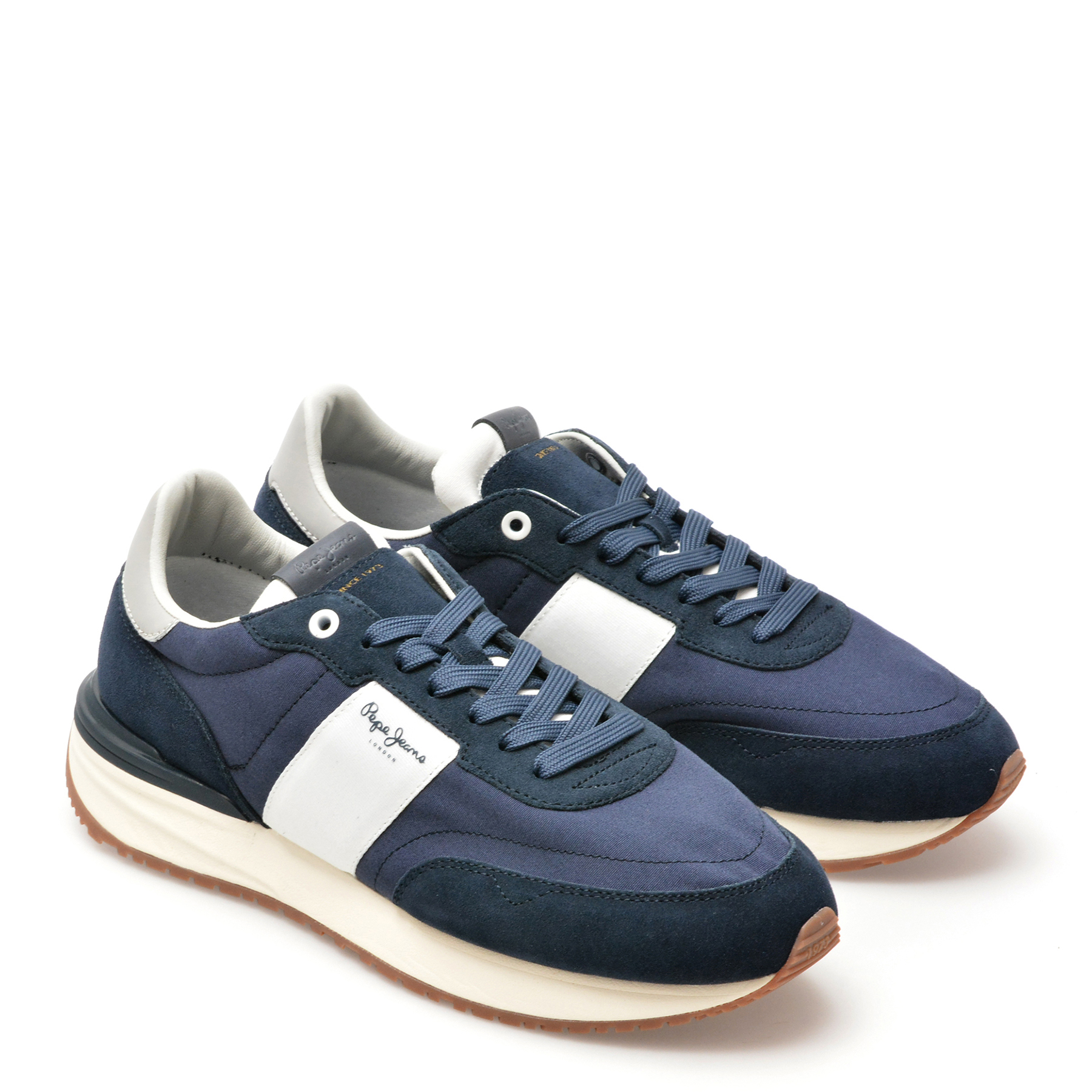 Pantofi sport PEPE JEANS bleumarin, BUSTER TAPE, din material textil - imagine 4