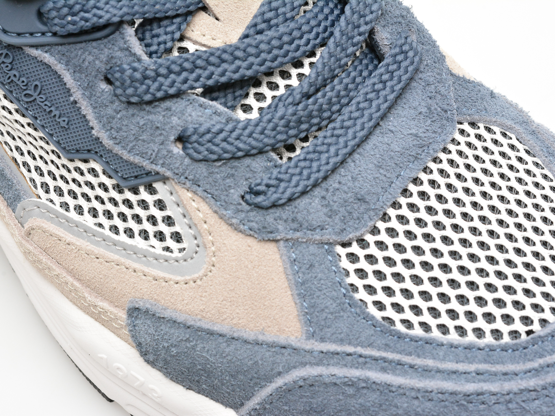 Pantofi sport PEPE JEANS bleumarin, DAVE RISE, din piele intoarsa - imagine 2
