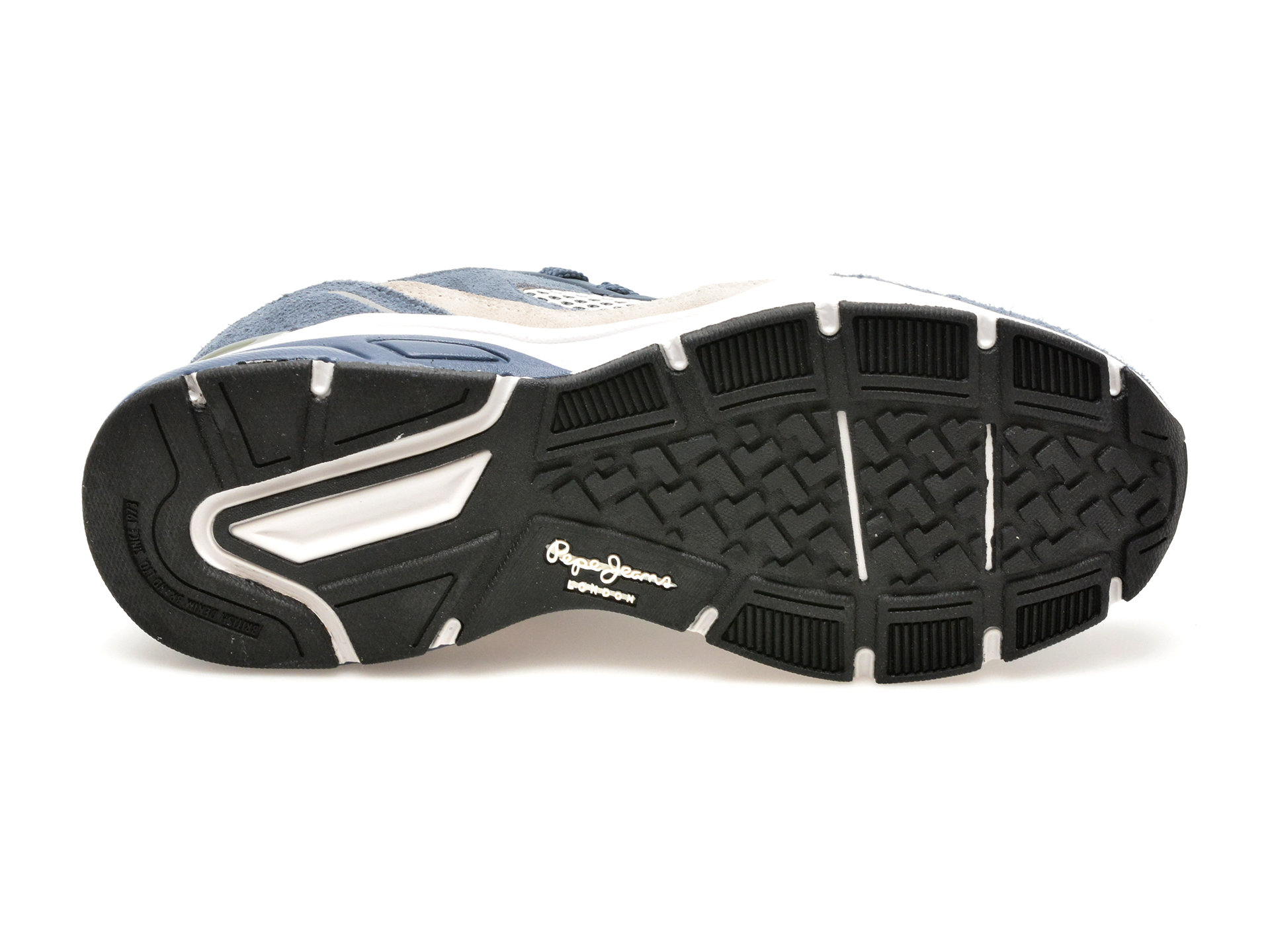 Pantofi sport PEPE JEANS bleumarin, DAVE RISE, din piele intoarsa - imagine 7