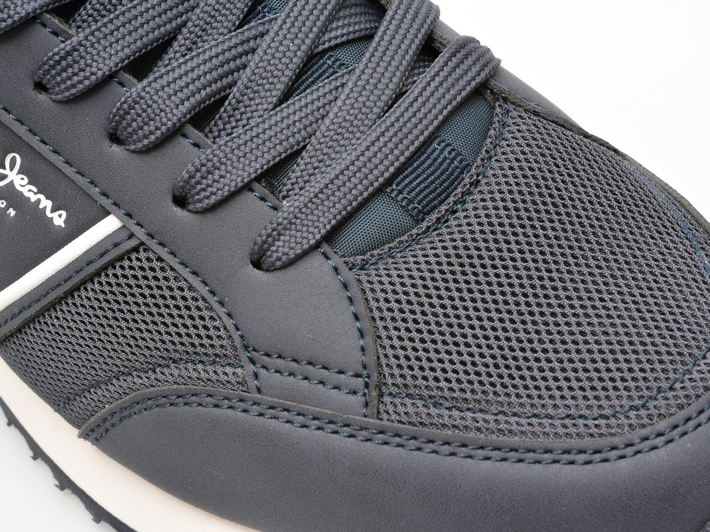 Pantofi sport PEPE JEANS bleumarin, DUBLIN BRAND, din material textil - imagine 2