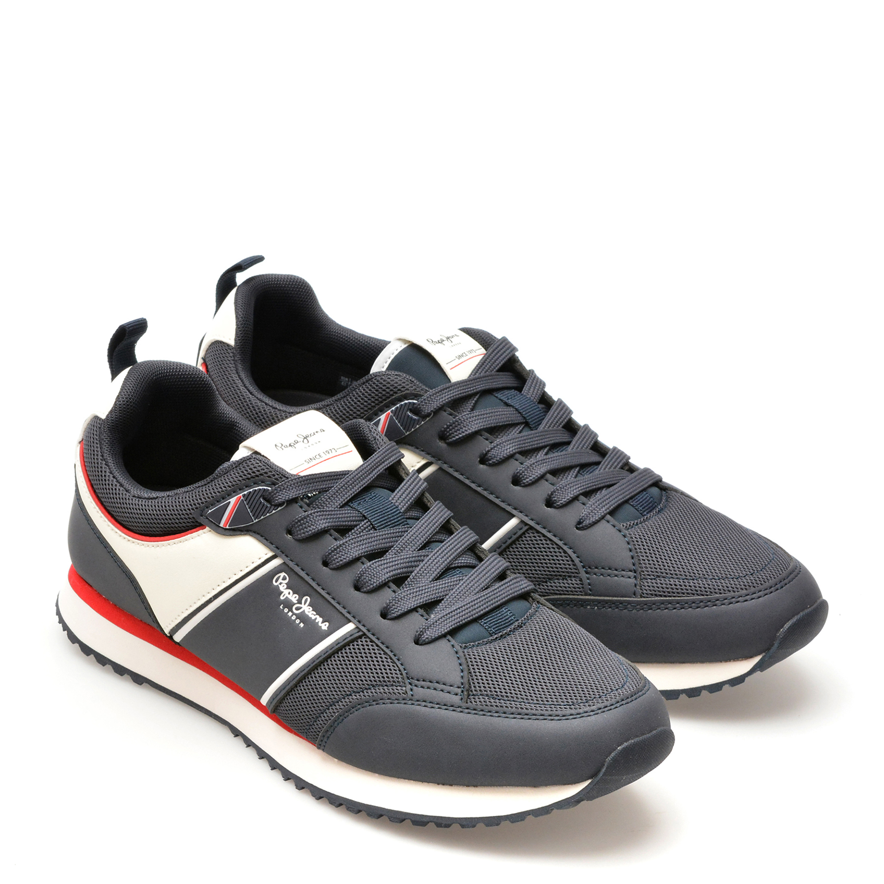 Pantofi sport PEPE JEANS bleumarin, DUBLIN BRAND, din material textil - imagine 4