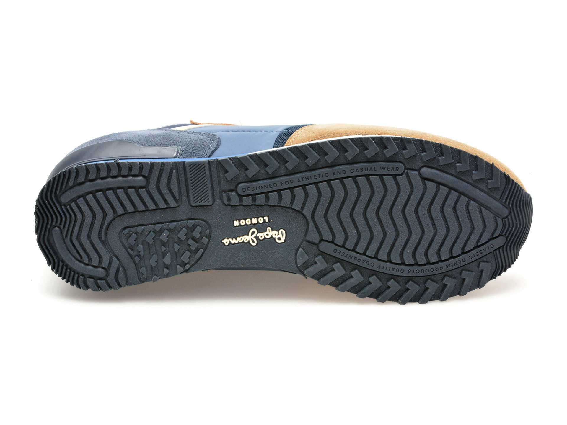 Pantofi sport PEPE JEANS bleumarin, LONDON CLASS, din material textil - imagine 7