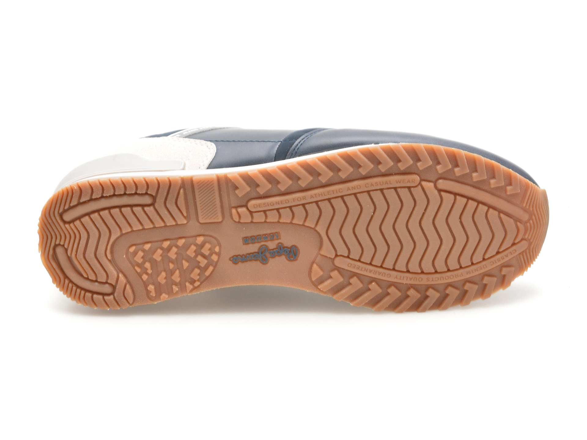 Pantofi sport PEPE JEANS bleumarin, LONDON COURT, din piele ecologica - imagine 7