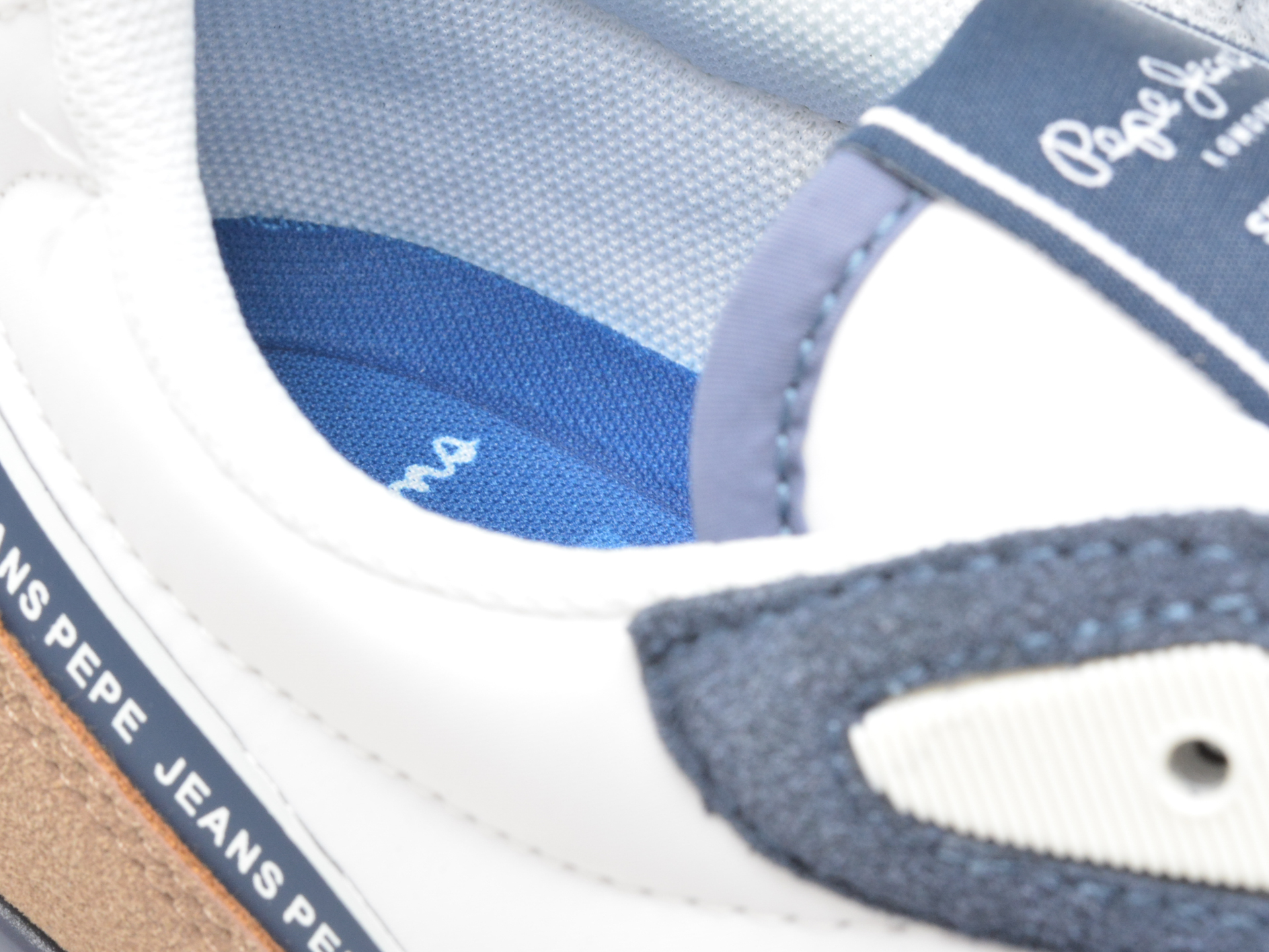 Pantofi sport PEPE JEANS bleumarin, LONDON SEAL, din material textil - imagine 3