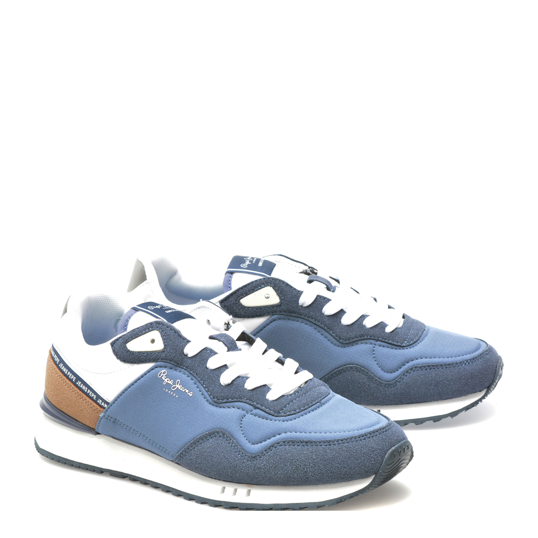 Pantofi sport PEPE JEANS bleumarin, LONDON SEAL, din material textil - imagine 4