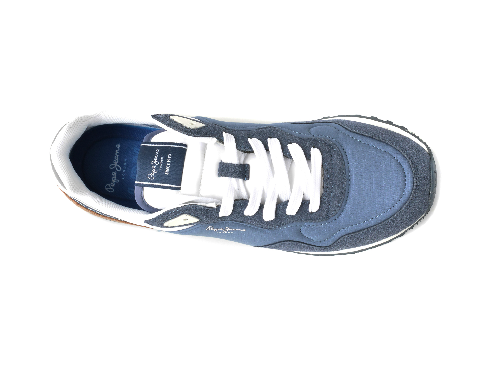 Pantofi sport PEPE JEANS bleumarin, LONDON SEAL, din material textil - imagine 6