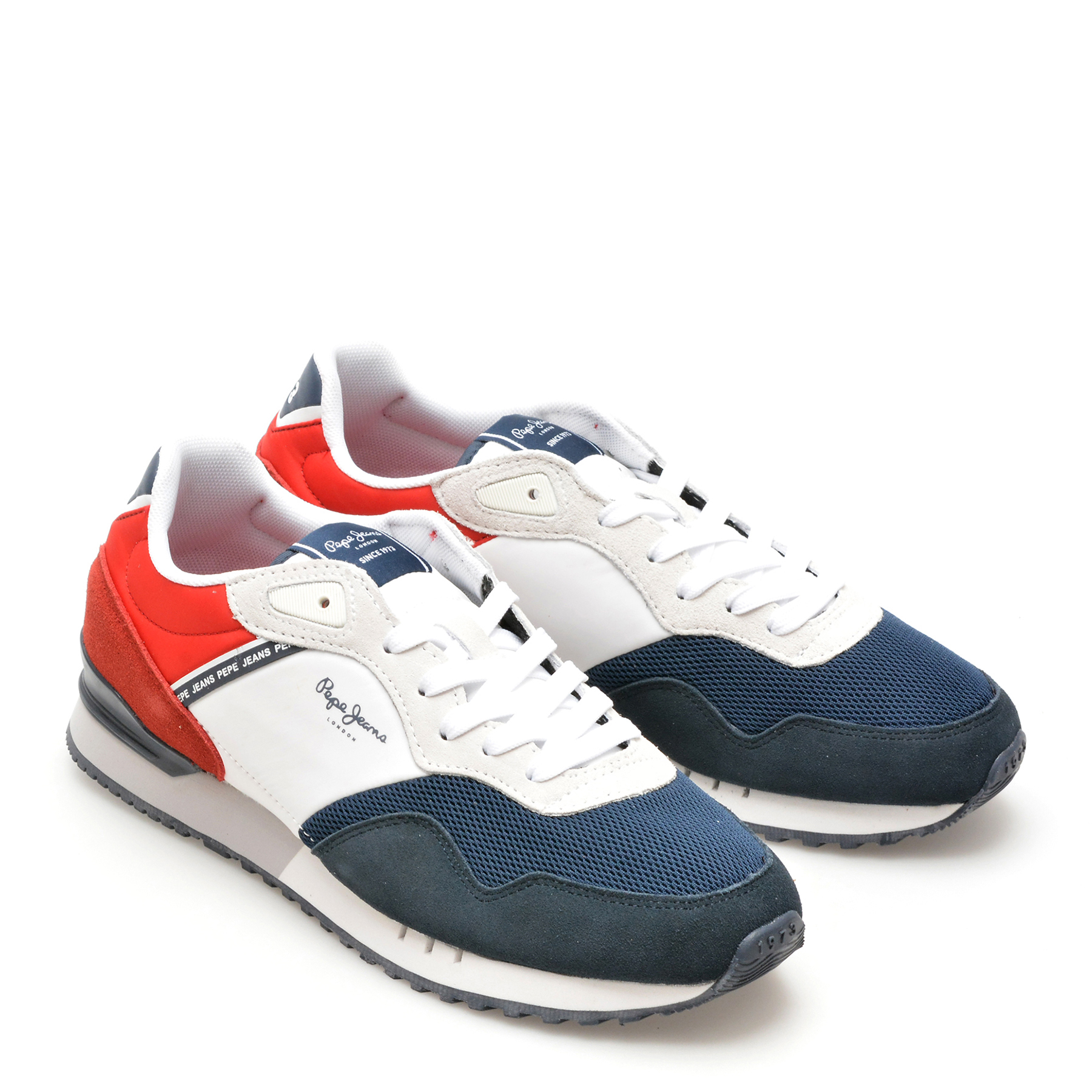 Pantofi sport PEPE JEANS bleumarin, LONDON URBAN, din material textil - imagine 4