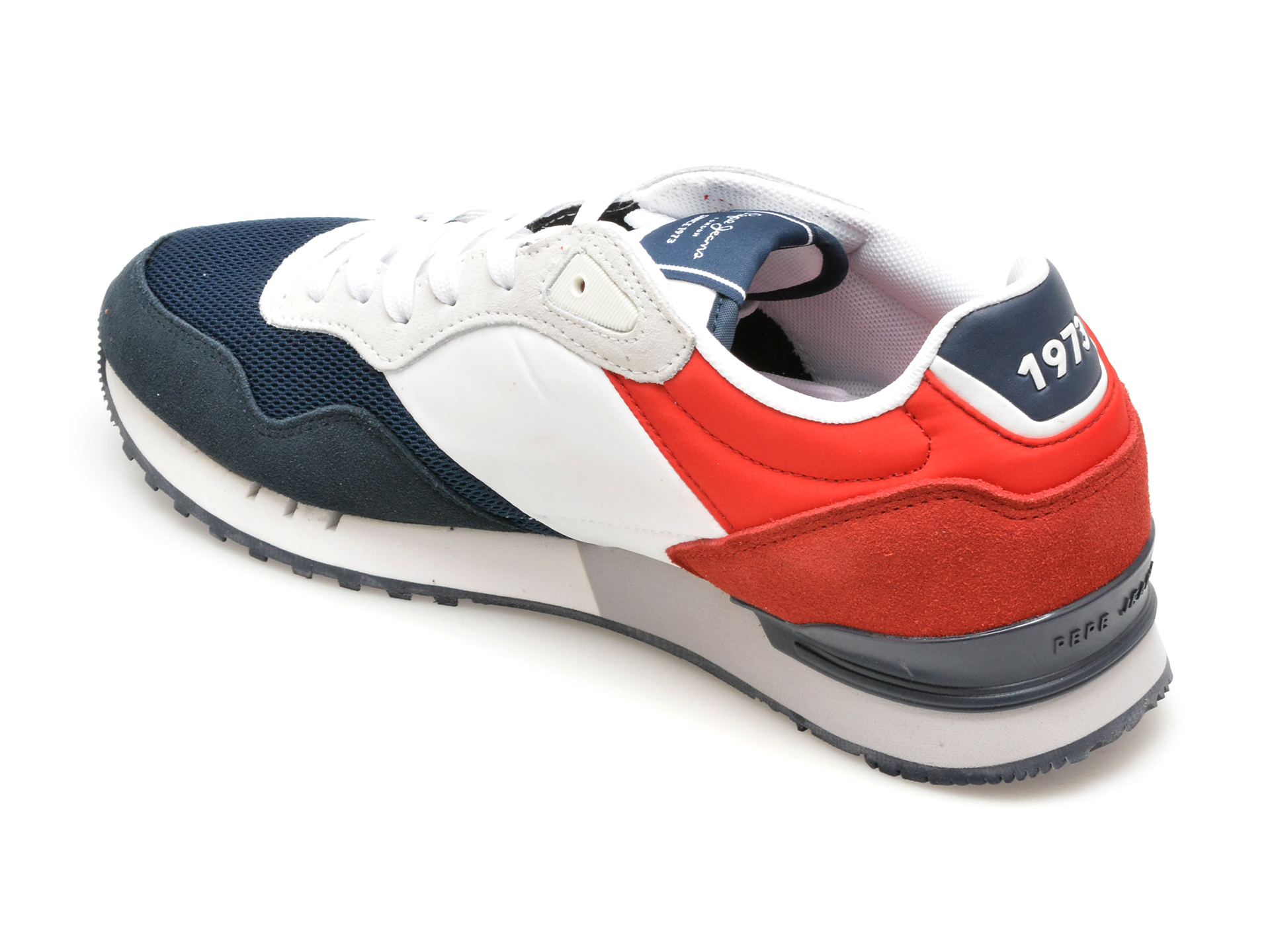 Pantofi sport PEPE JEANS bleumarin, LONDON URBAN, din material textil - imagine 5
