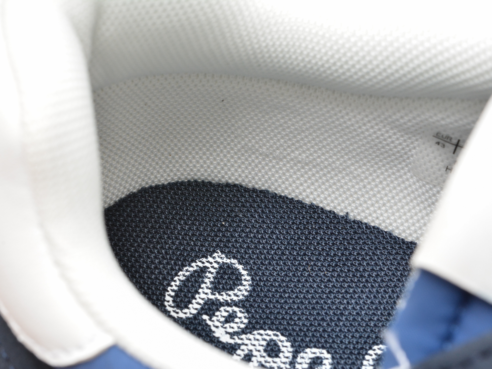 Pantofi sport PEPE JEANS bleumarin, NATCH BASIC, din material textil - imagine 3