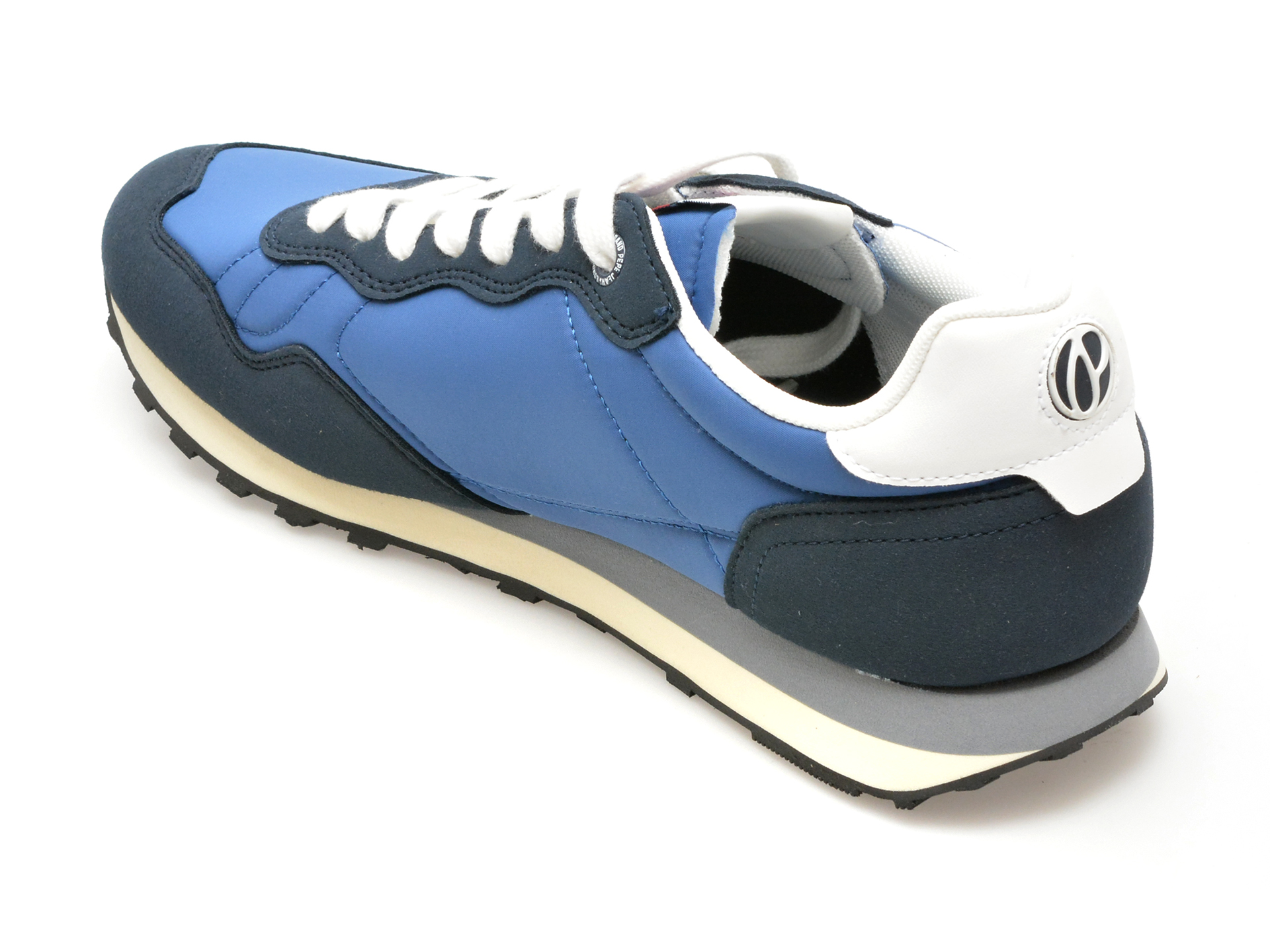 Pantofi sport PEPE JEANS bleumarin, NATCH BASIC, din material textil - imagine 5