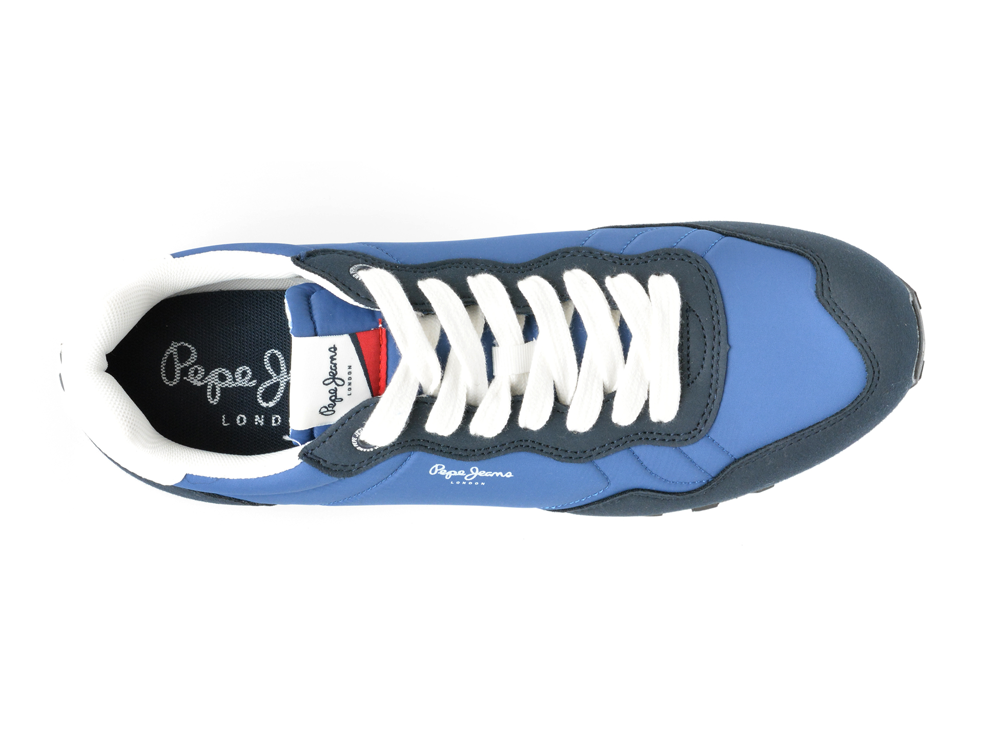 Pantofi sport PEPE JEANS bleumarin, NATCH BASIC, din material textil - imagine 6