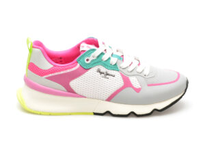 Pantofi sport PEPE JEANS gri, BRIT PRO FRESH, din material textil