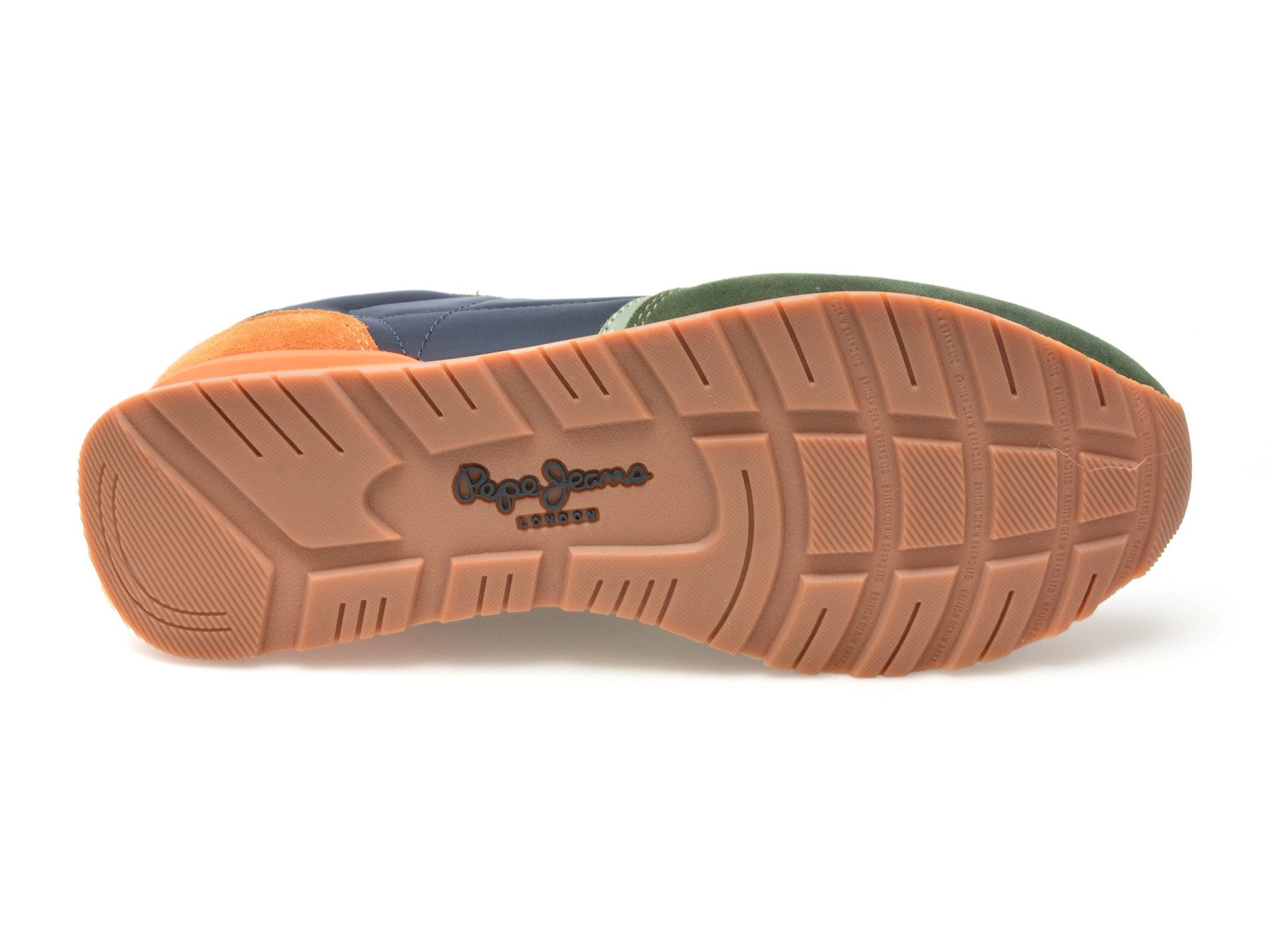 Pantofi sport PEPE JEANS kaki, BRIT MIX, din material textil - imagine 7