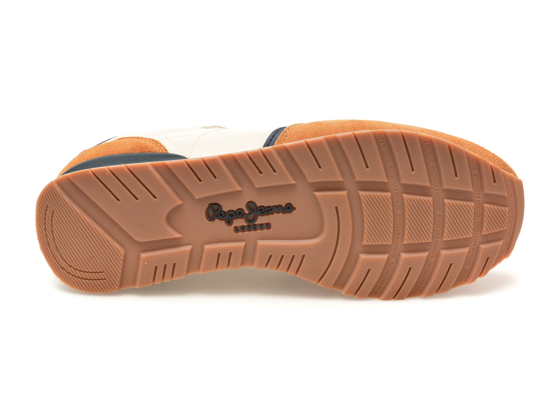 Pantofi sport PEPE JEANS maro, BRIT MIX, din material textil - imagine 7