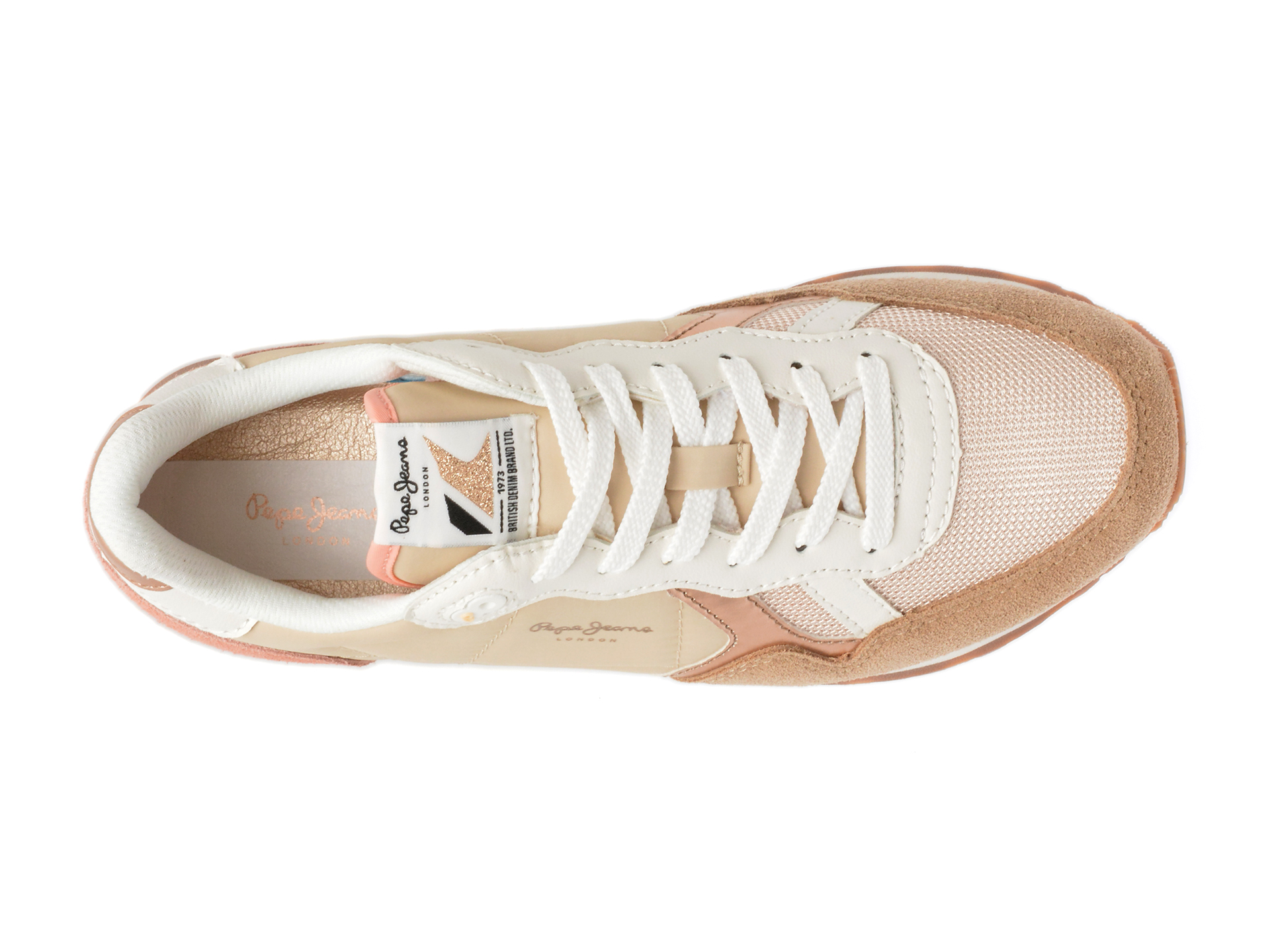Pantofi sport PEPE JEANS multicolor, BRIT MIX, din material textil - imagine 6