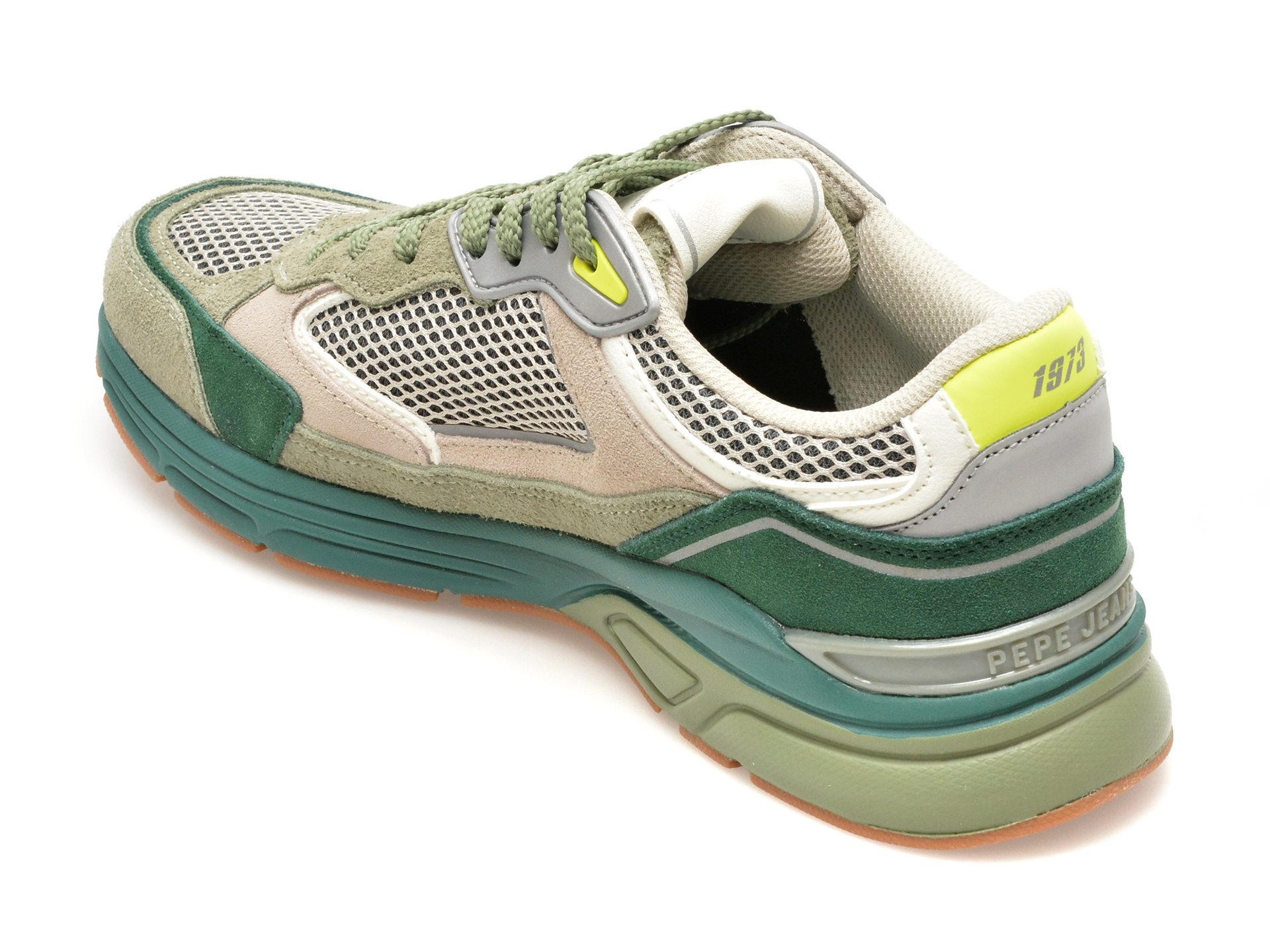 Pantofi sport PEPE JEANS multicolor, DAVE RISE, din piele intoarsa - imagine 5