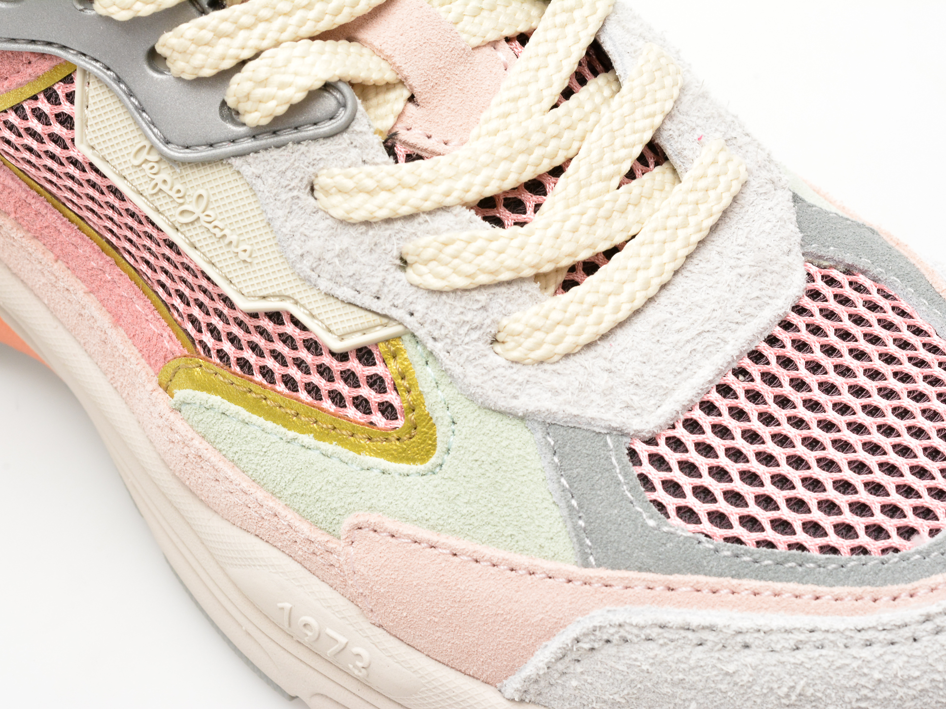 Pantofi sport PEPE JEANS multicolor, DAVE RISE, din piele intoarsa - imagine 2