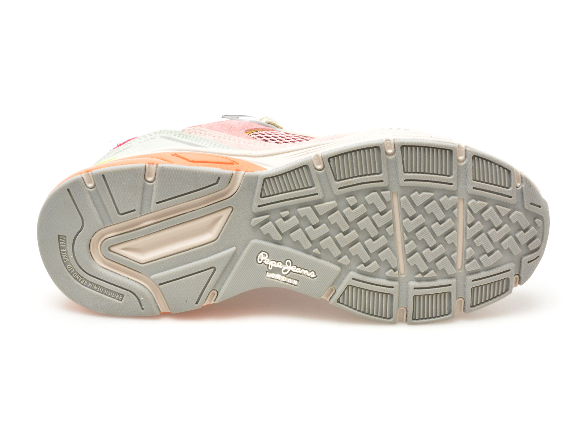 Pantofi sport PEPE JEANS multicolor, DAVE RISE, din piele intoarsa - imagine 7
