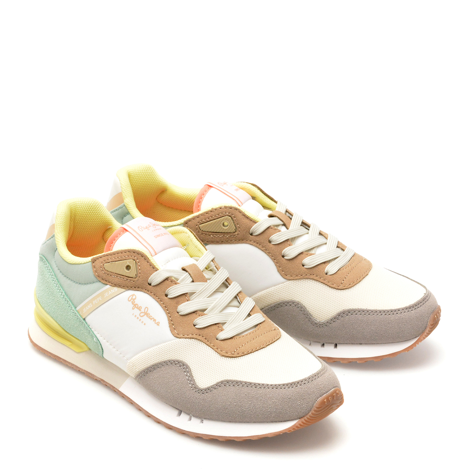 Pantofi sport PEPE JEANS multicolor, LONDON URBAN, din piele ecologica - imagine 4