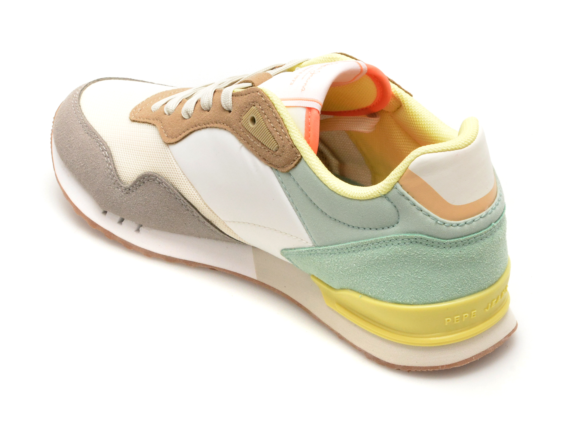 Pantofi sport PEPE JEANS multicolor, LONDON URBAN, din piele ecologica - imagine 5
