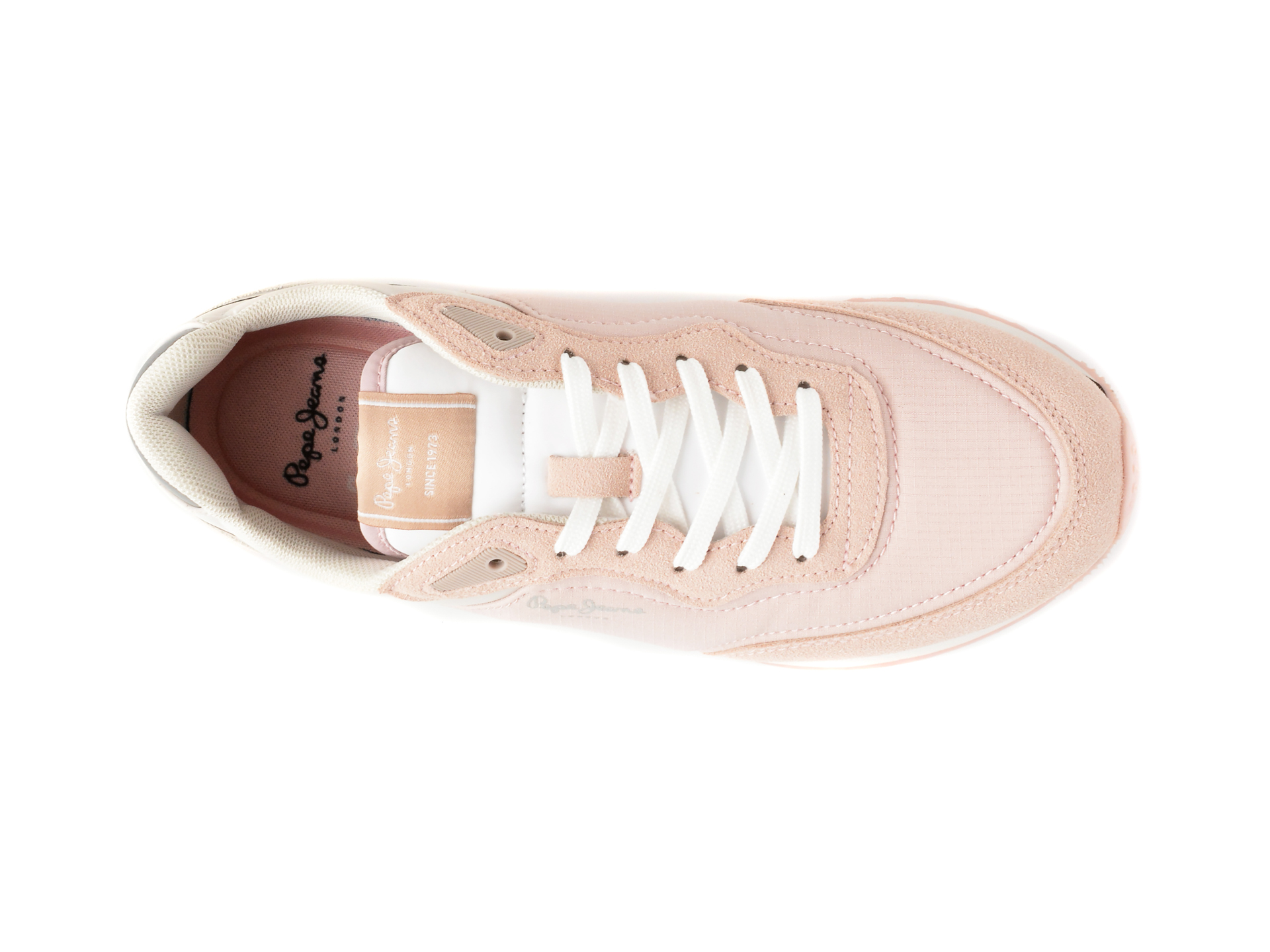 Pantofi sport PEPE JEANS roz, LS40004, din material textil - imagine 6