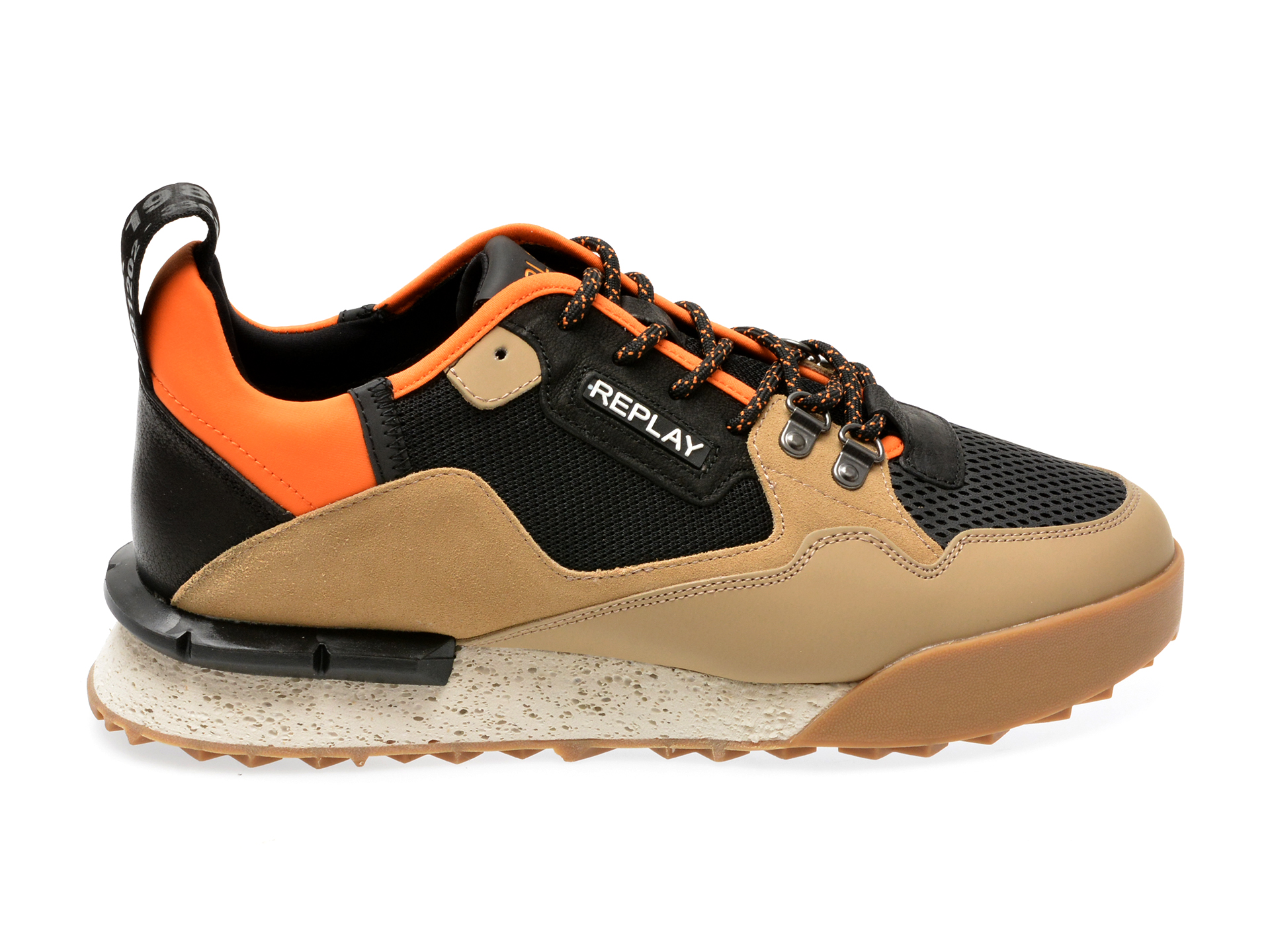 Pantofi sport REPLAY bej, MS1P42L, din piele naturala