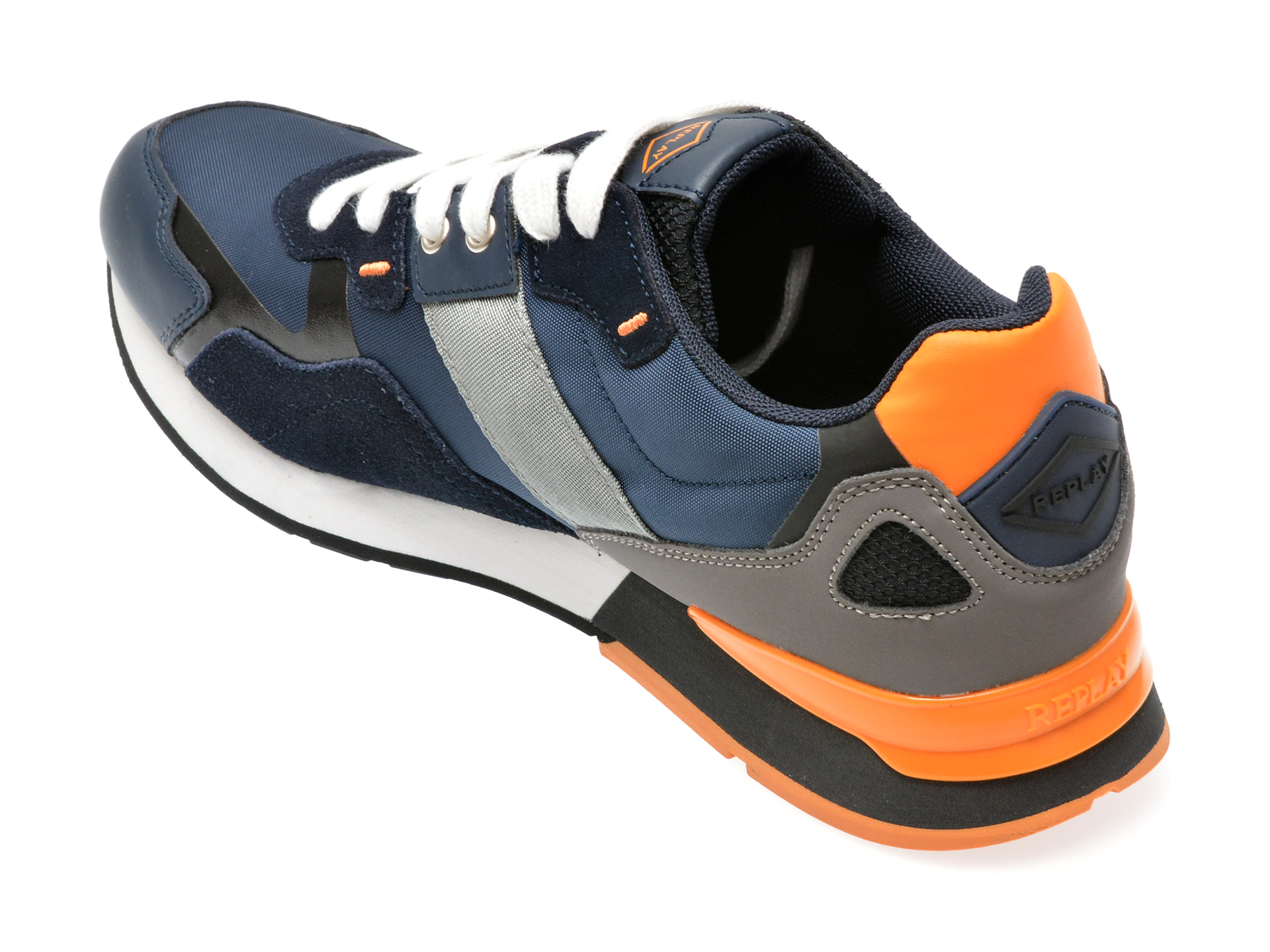 Pantofi sport REPLAY bleumarin, MS1D52T, din material textil - imagine 5