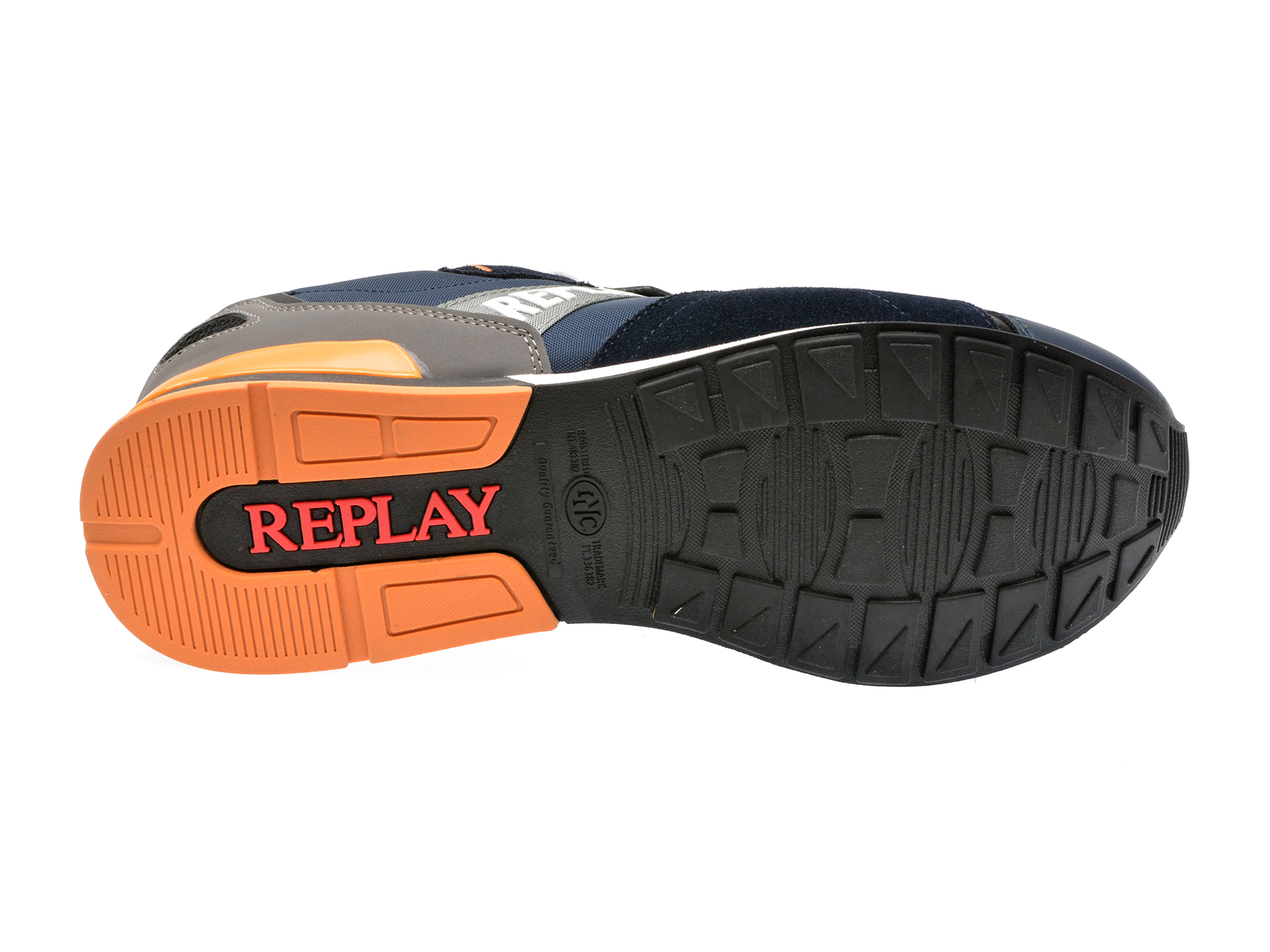 Pantofi sport REPLAY bleumarin, MS1D52T, din material textil - imagine 7