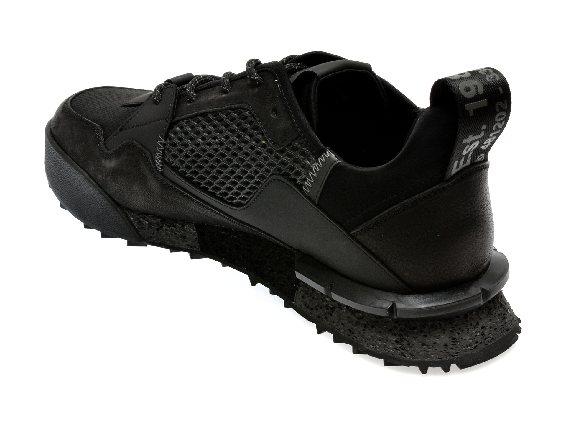 Pantofi sport REPLAY negri, MS1P40L, din piele naturala - imagine 5
