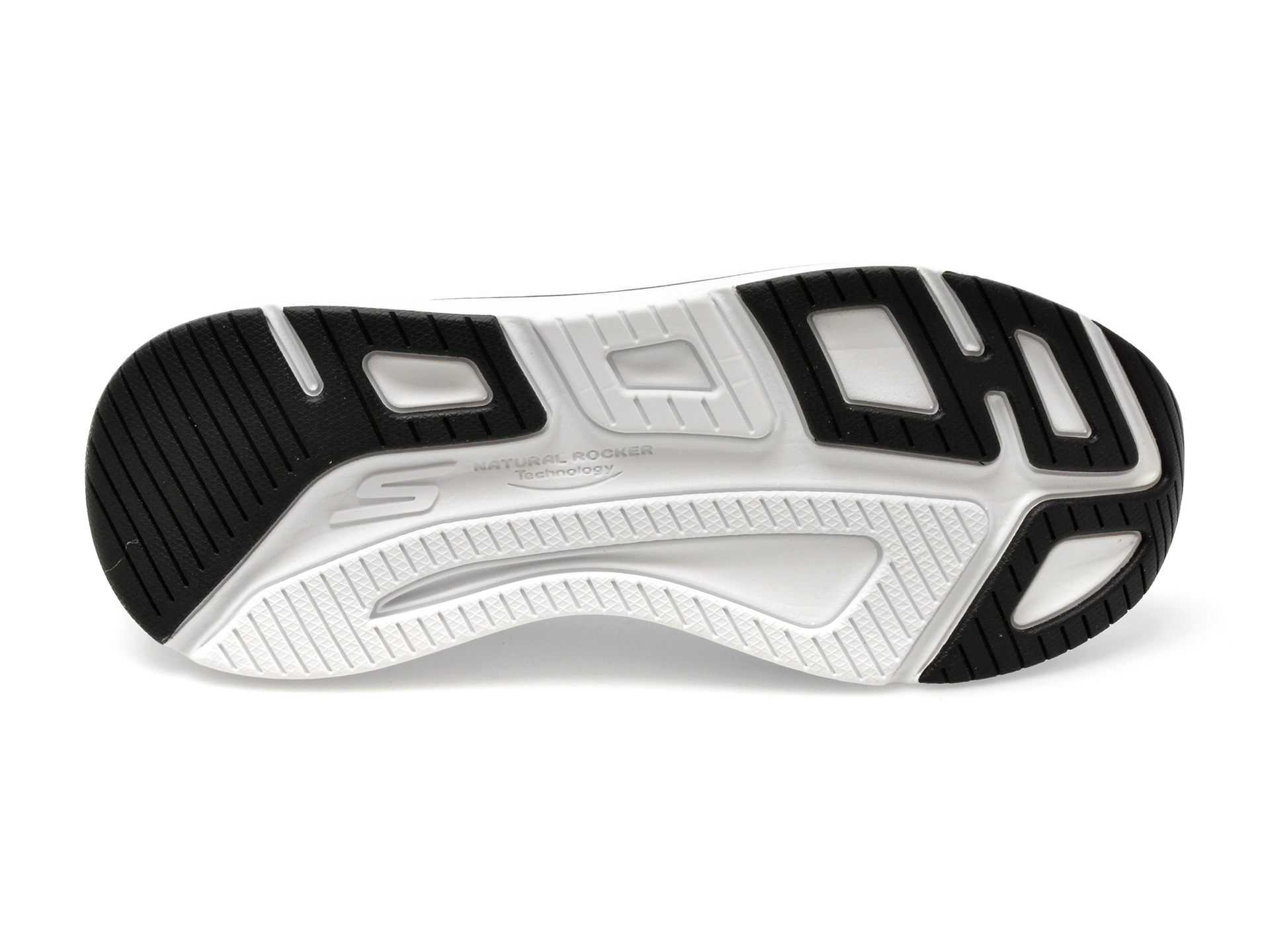 Pantofi sport SKECHERS alb-negru, MAX CUSHIONING ELITE 2.0, din material textil - imagine 7
