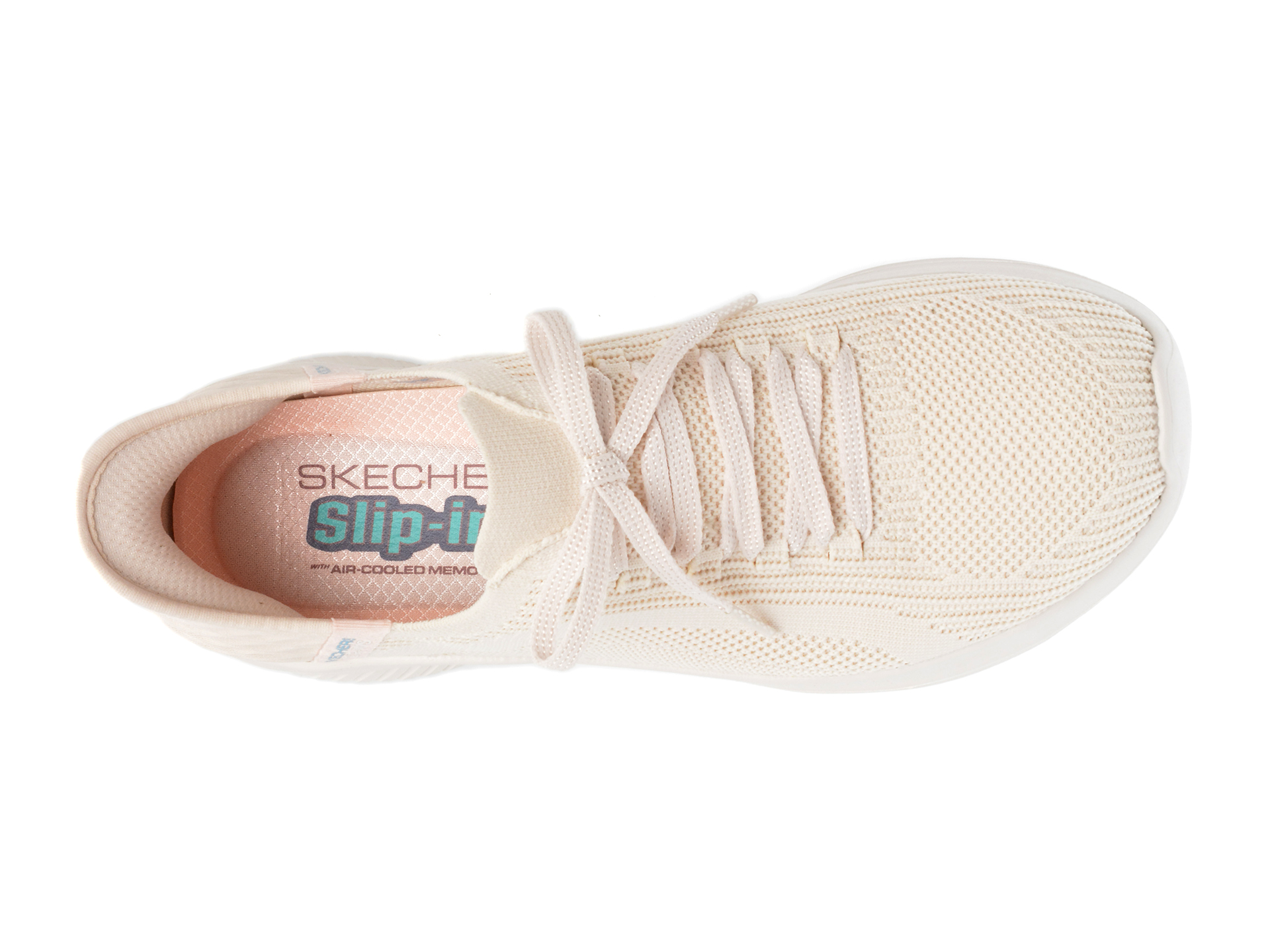 Pantofi sport SKECHERS alb, ULTRA FLEX 3.0, din material textil - imagine 6