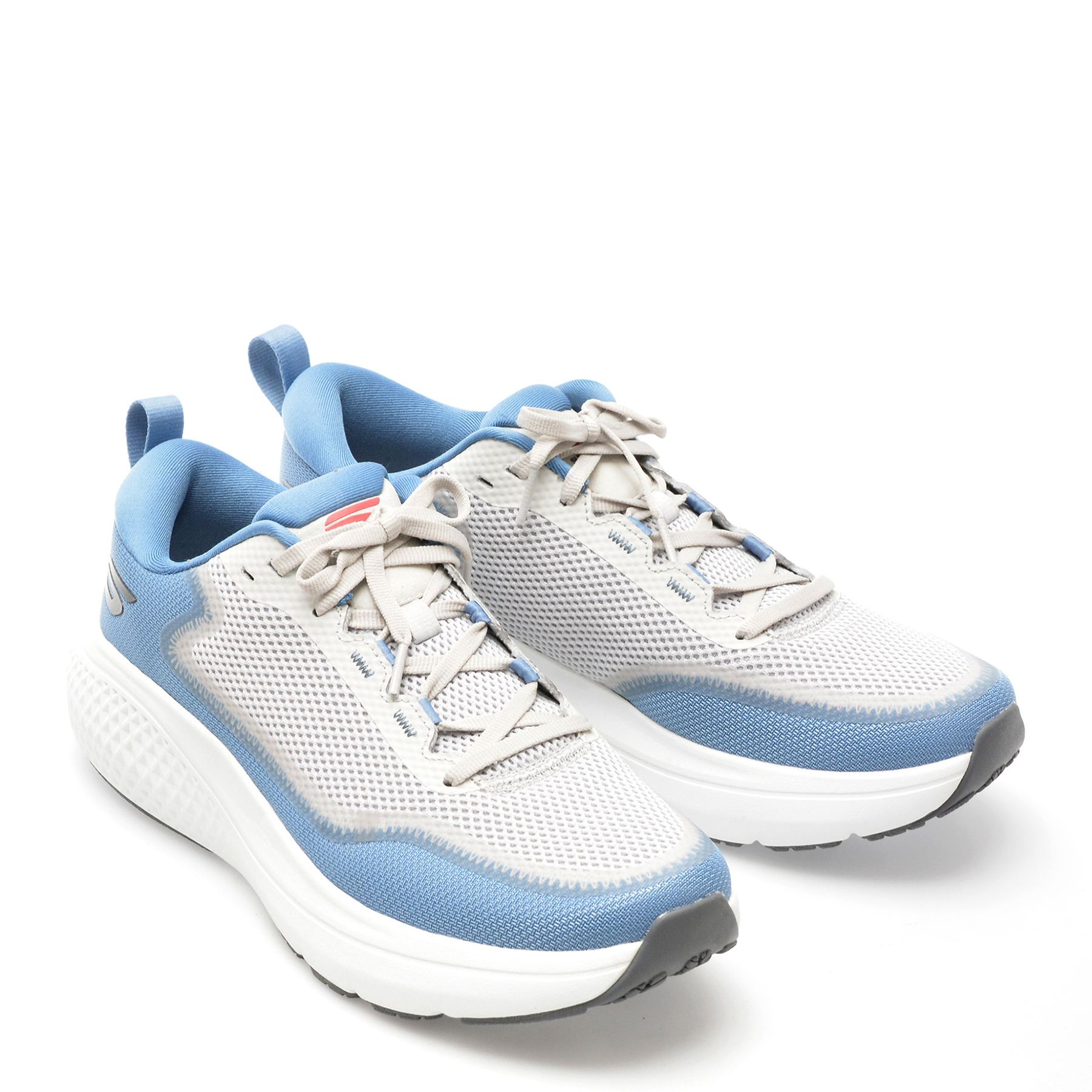 Pantofi sport SKECHERS albastri, GO RUN SUPERSONIC MAX, din material textil - imagine 4