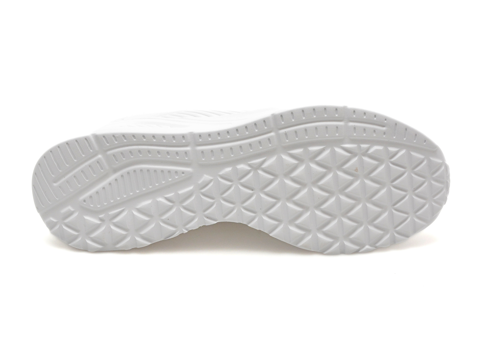 Pantofi sport SKECHERS albi, BOBS BUNO, din piele ecologica - imagine 7