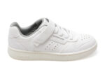 Pantofi sport SKECHERS albi, QUICK STREET, din piele ecologica